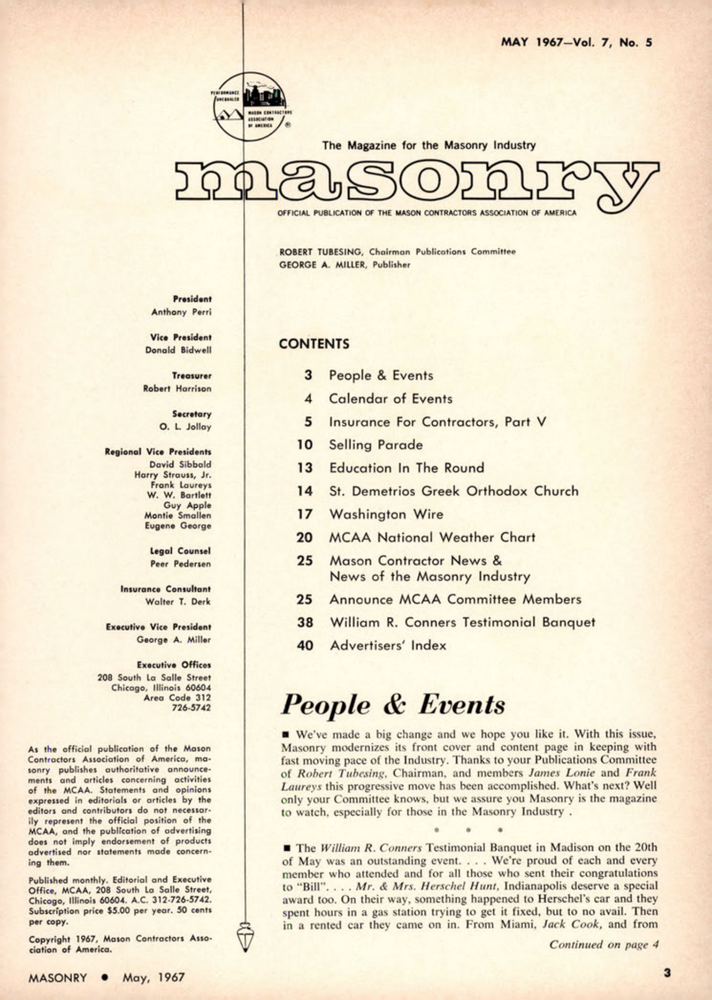 Masonry Magazine May 1967 Page. 3