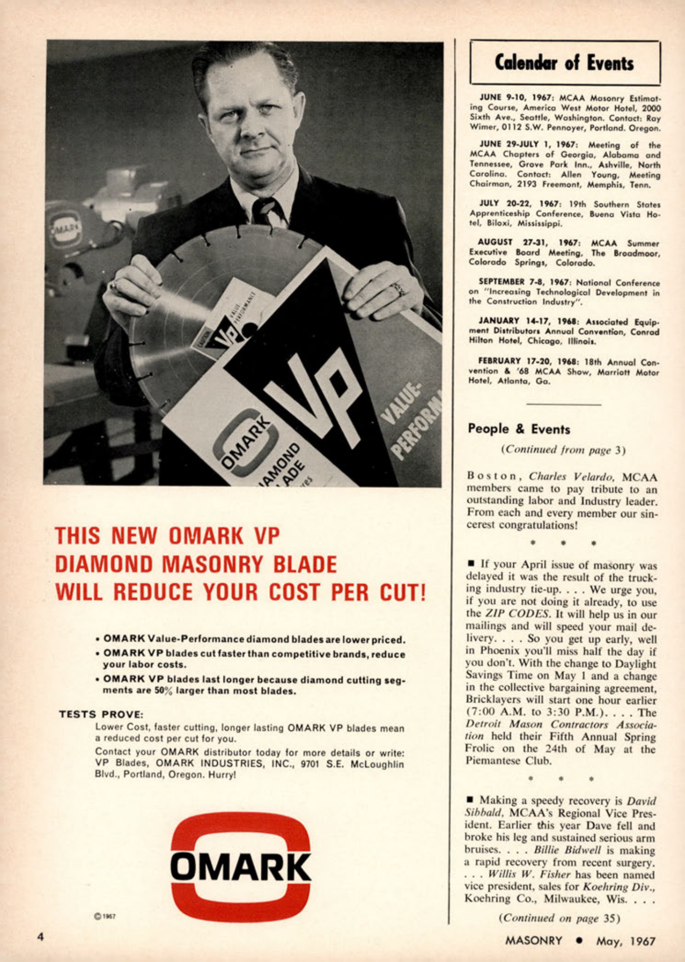 Masonry Magazine May 1967 Page. 4