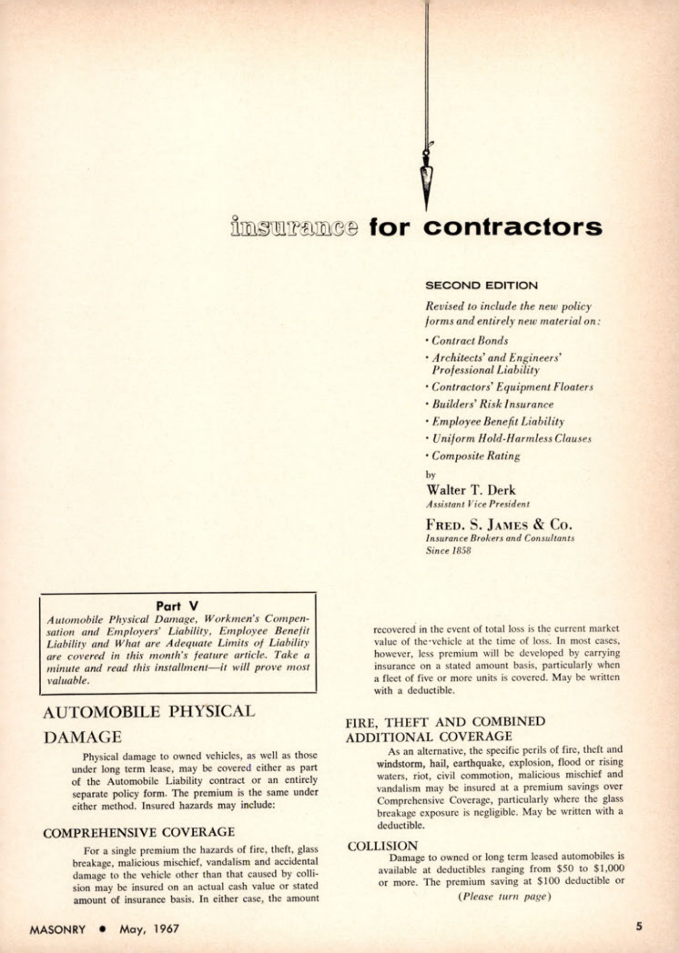 Masonry Magazine May 1967 Page. 5