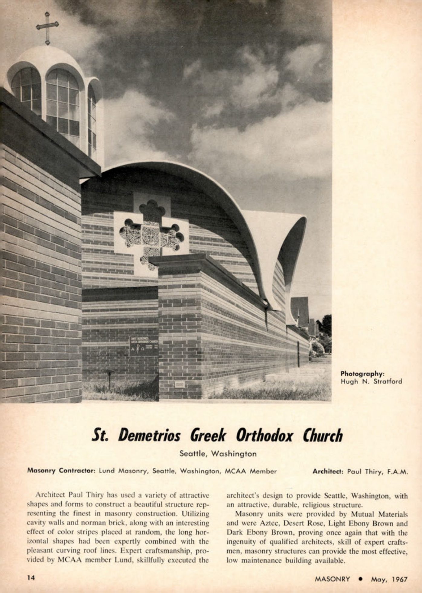 Masonry Magazine May 1967 Page. 14