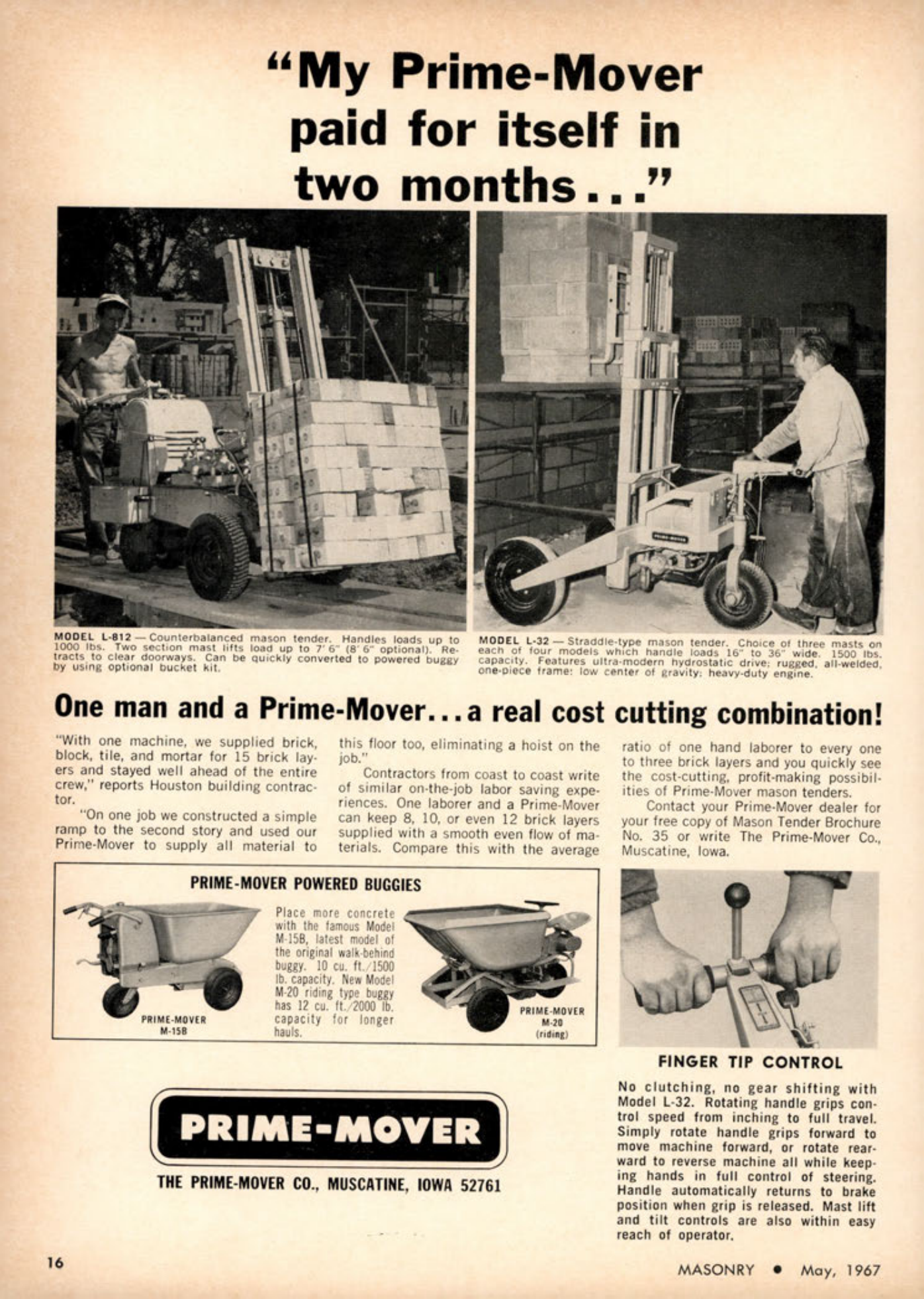 Masonry Magazine May 1967 Page. 16