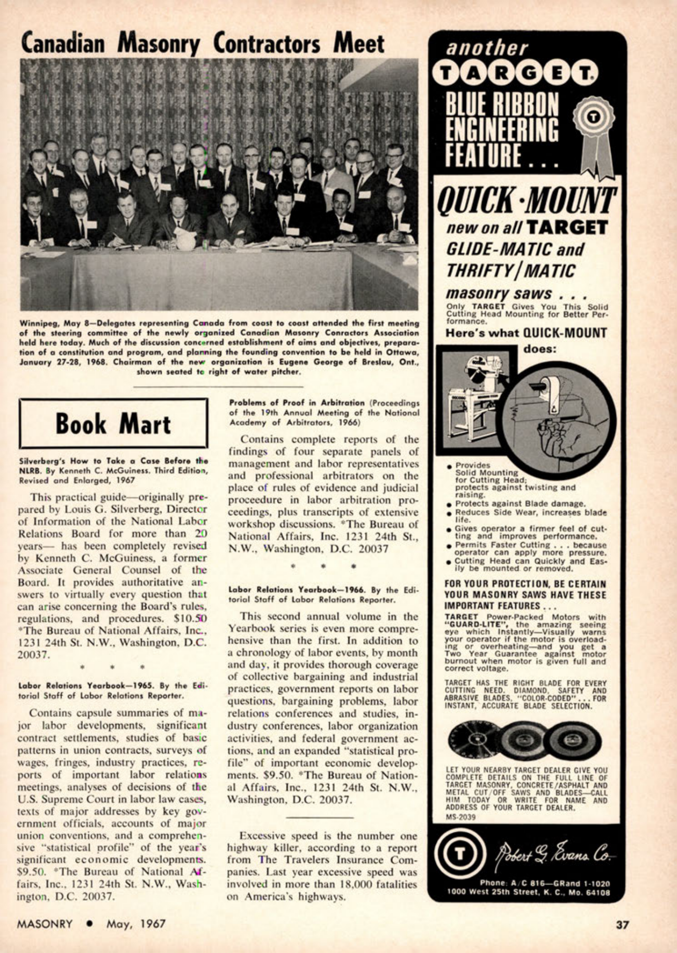Masonry Magazine May 1967 Page. 37