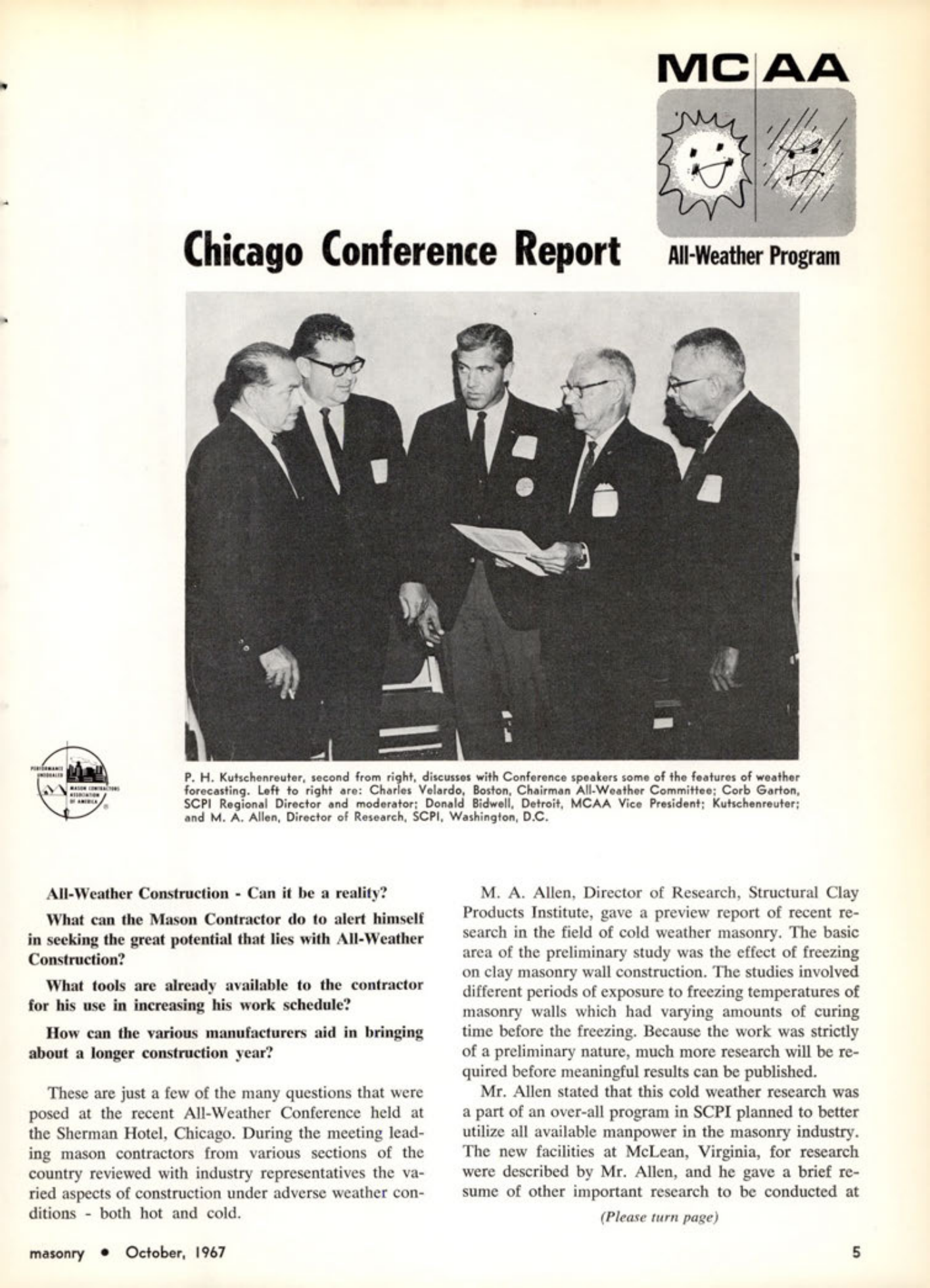 Masonry Magazine October 1967 Page. 5