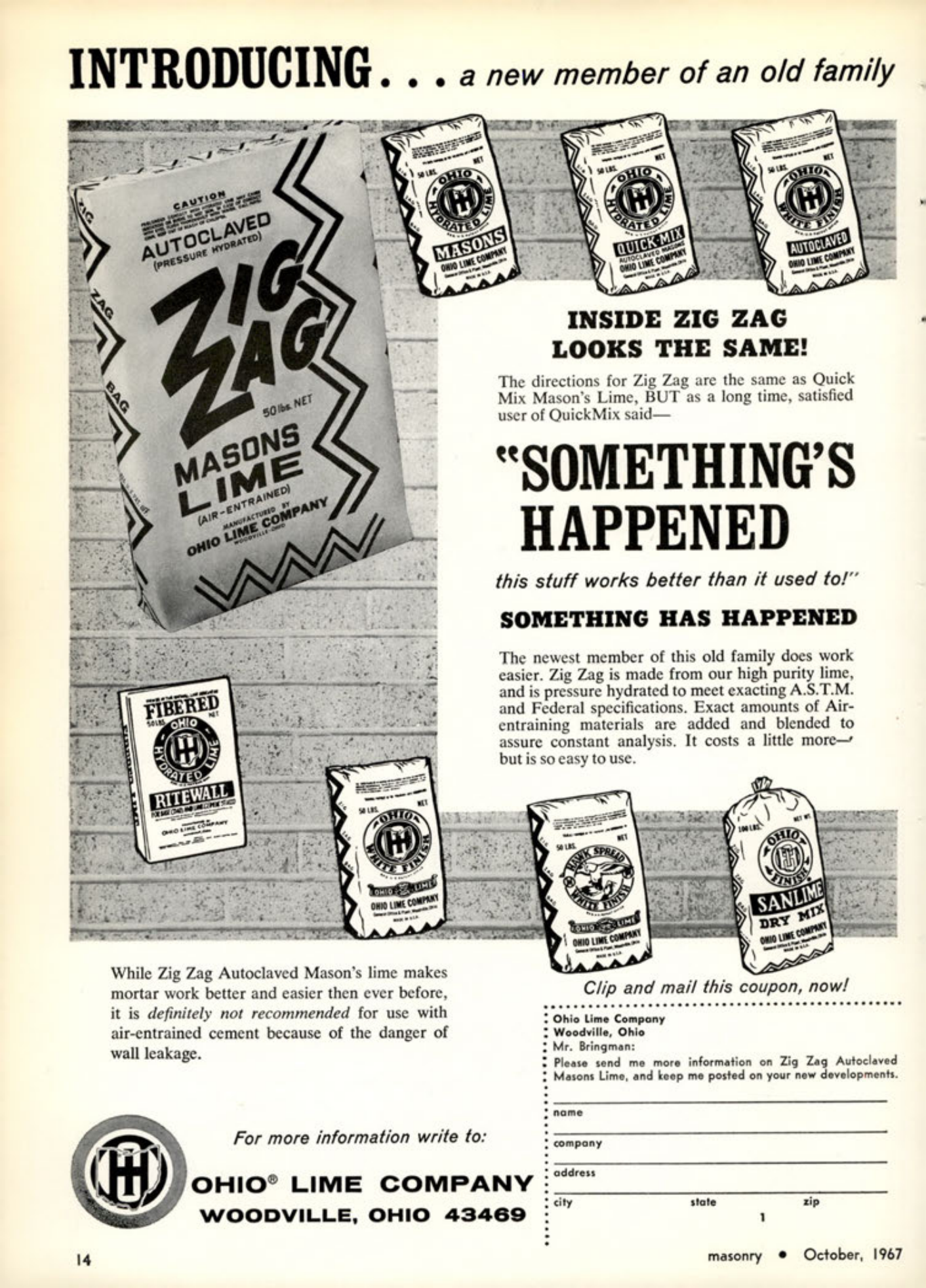Masonry Magazine October 1967 Page. 14
