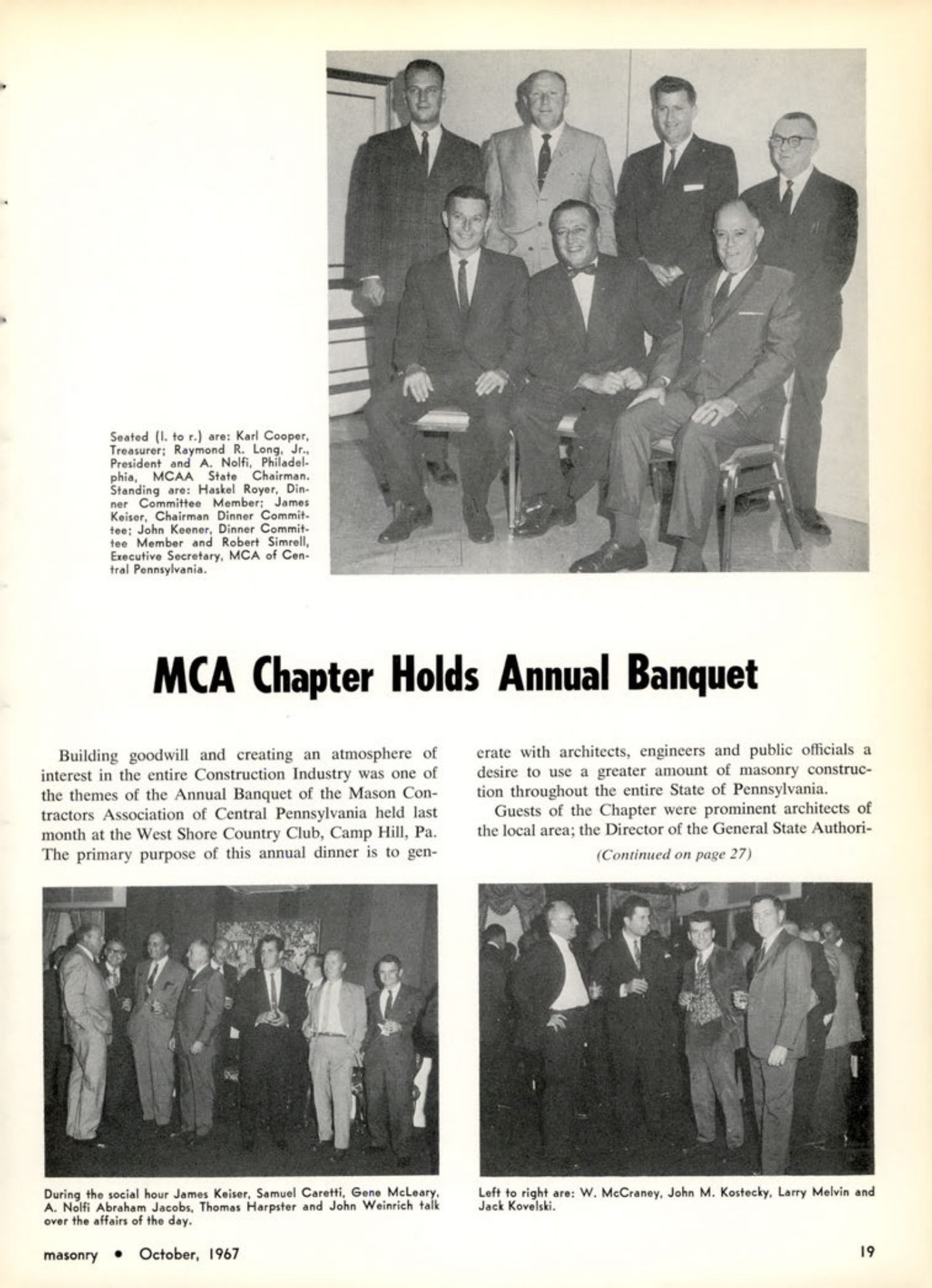 Masonry Magazine October 1967 Page. 21