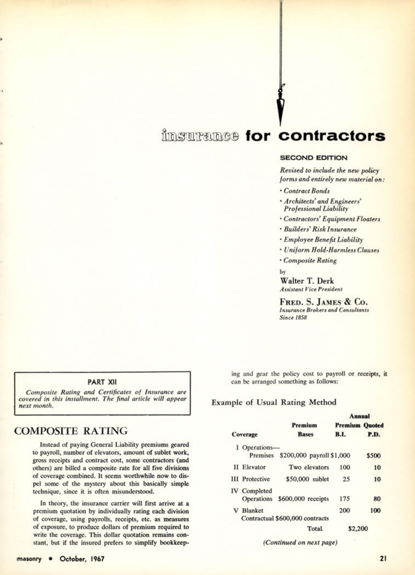Masonry Magazine October 1967 Page. 23