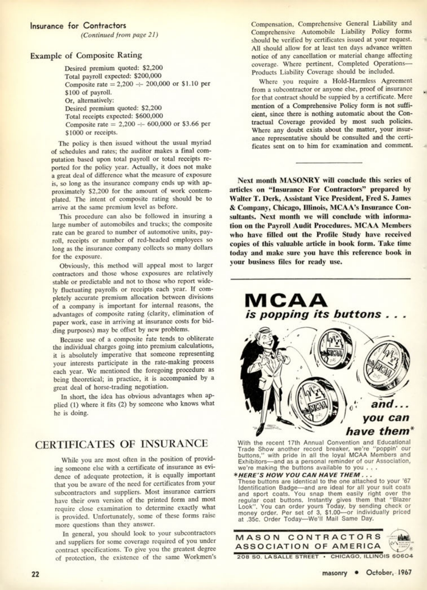 Masonry Magazine October 1967 Page. 24
