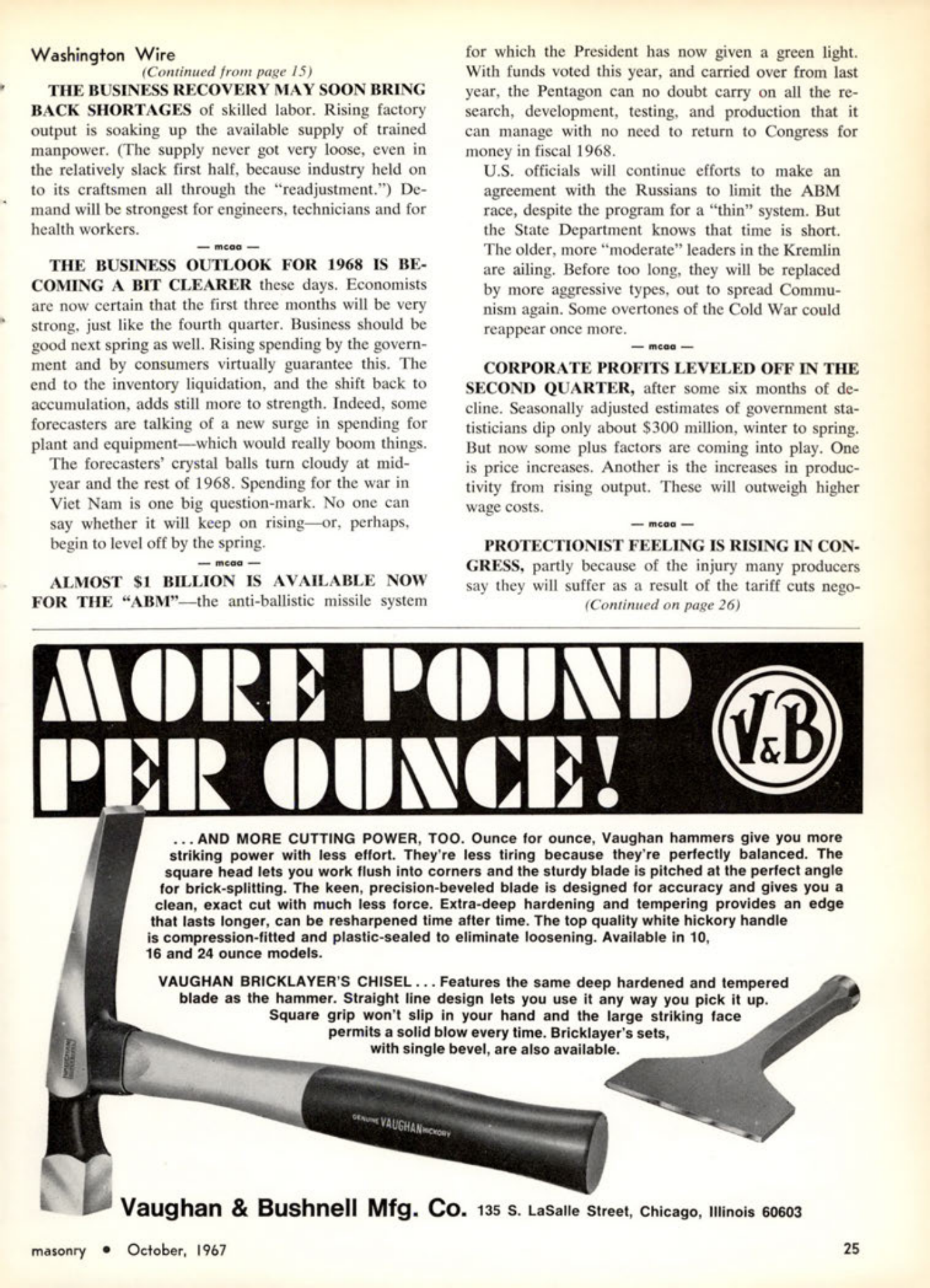 Masonry Magazine October 1967 Page. 27