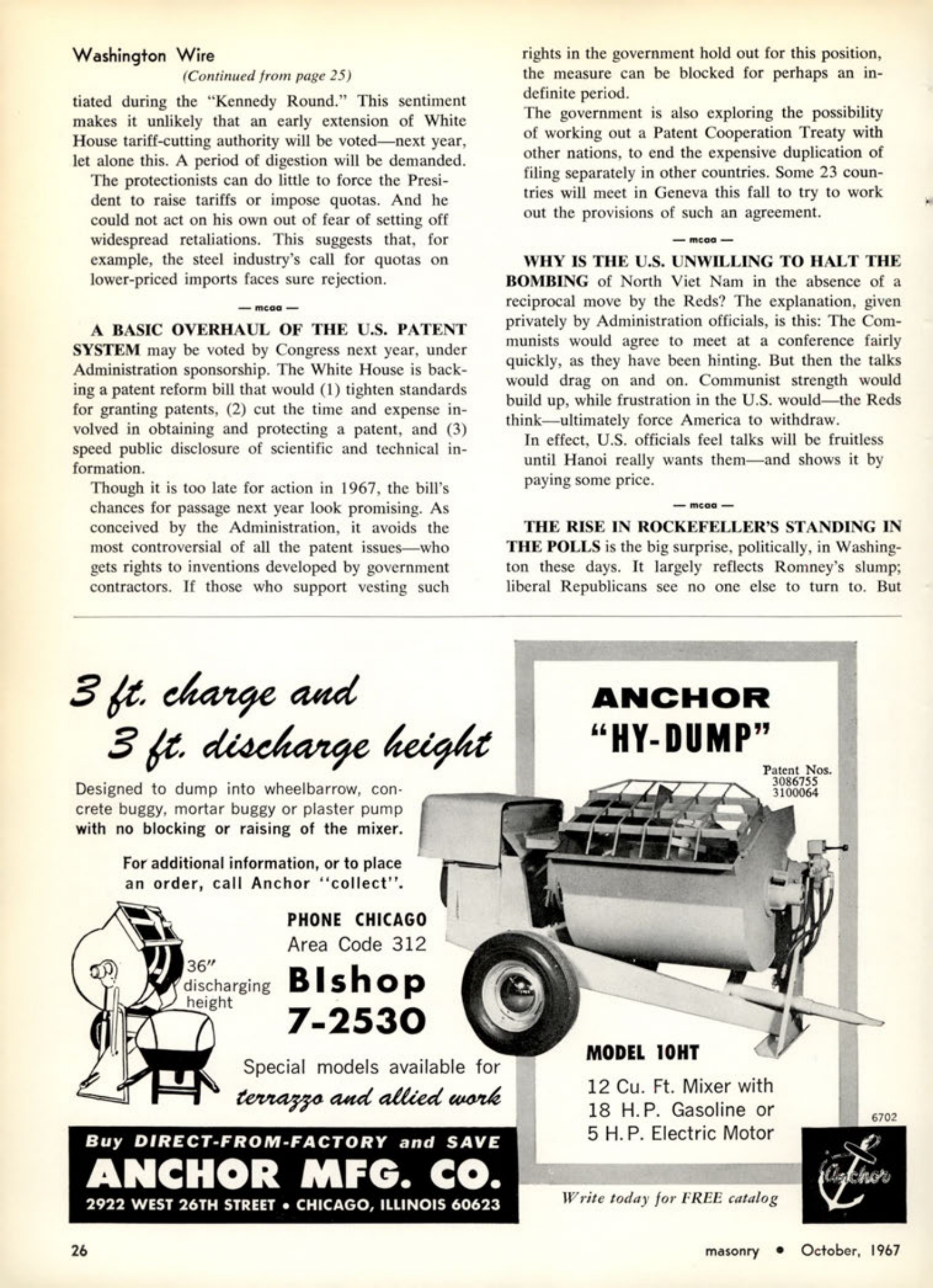 Masonry Magazine October 1967 Page. 28