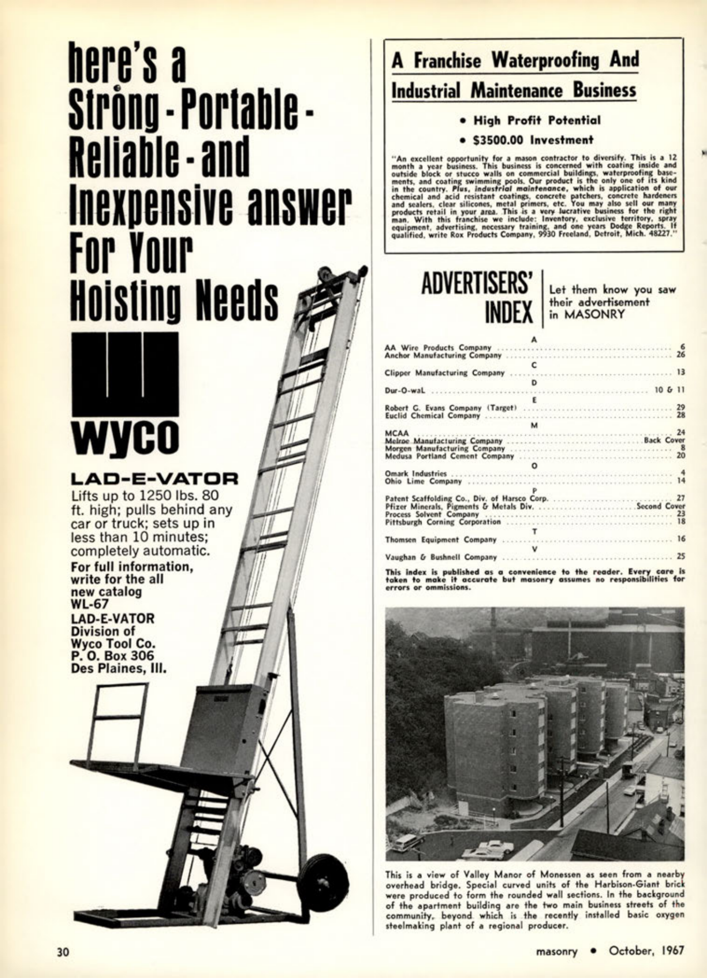 Masonry Magazine October 1967 Page. 32