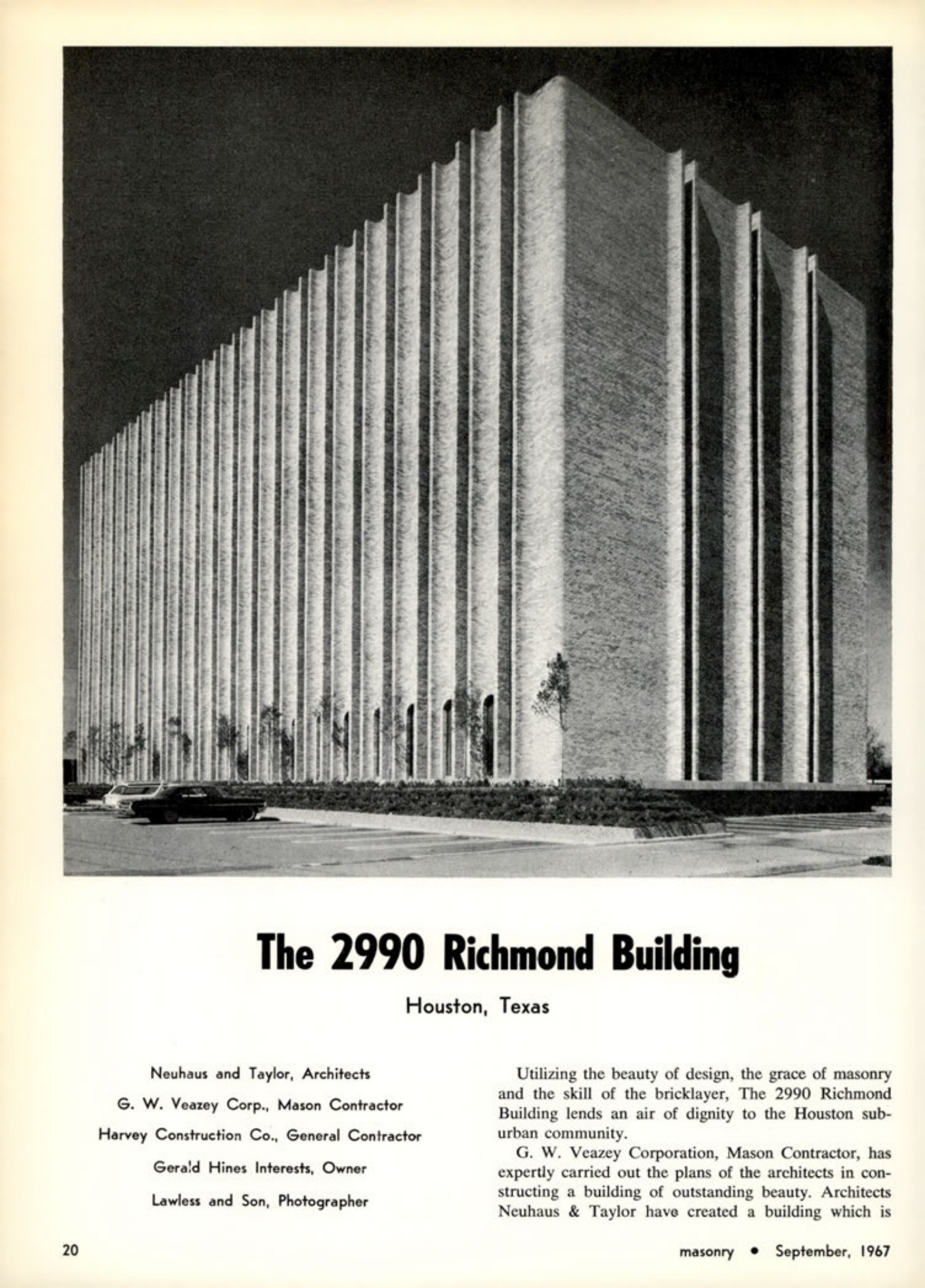 Masonry Magazine September 1967 Page. 22