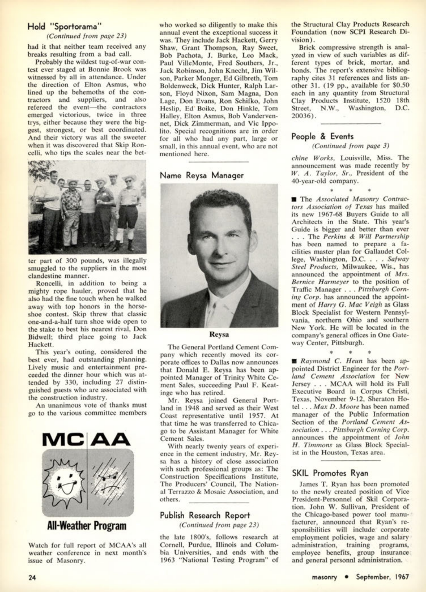 Masonry Magazine September 1967 Page. 26