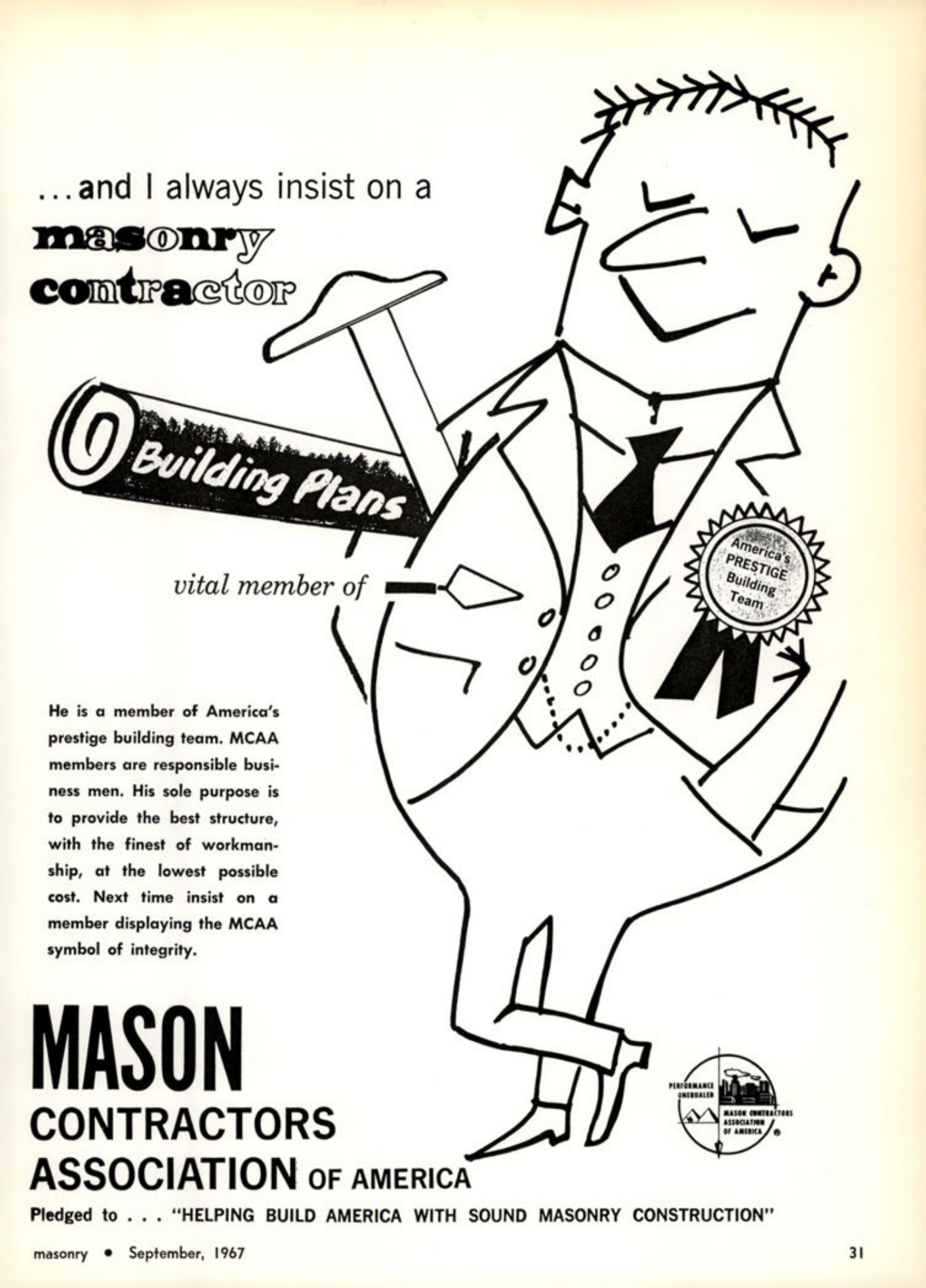 Masonry Magazine September 1967 Page. 33