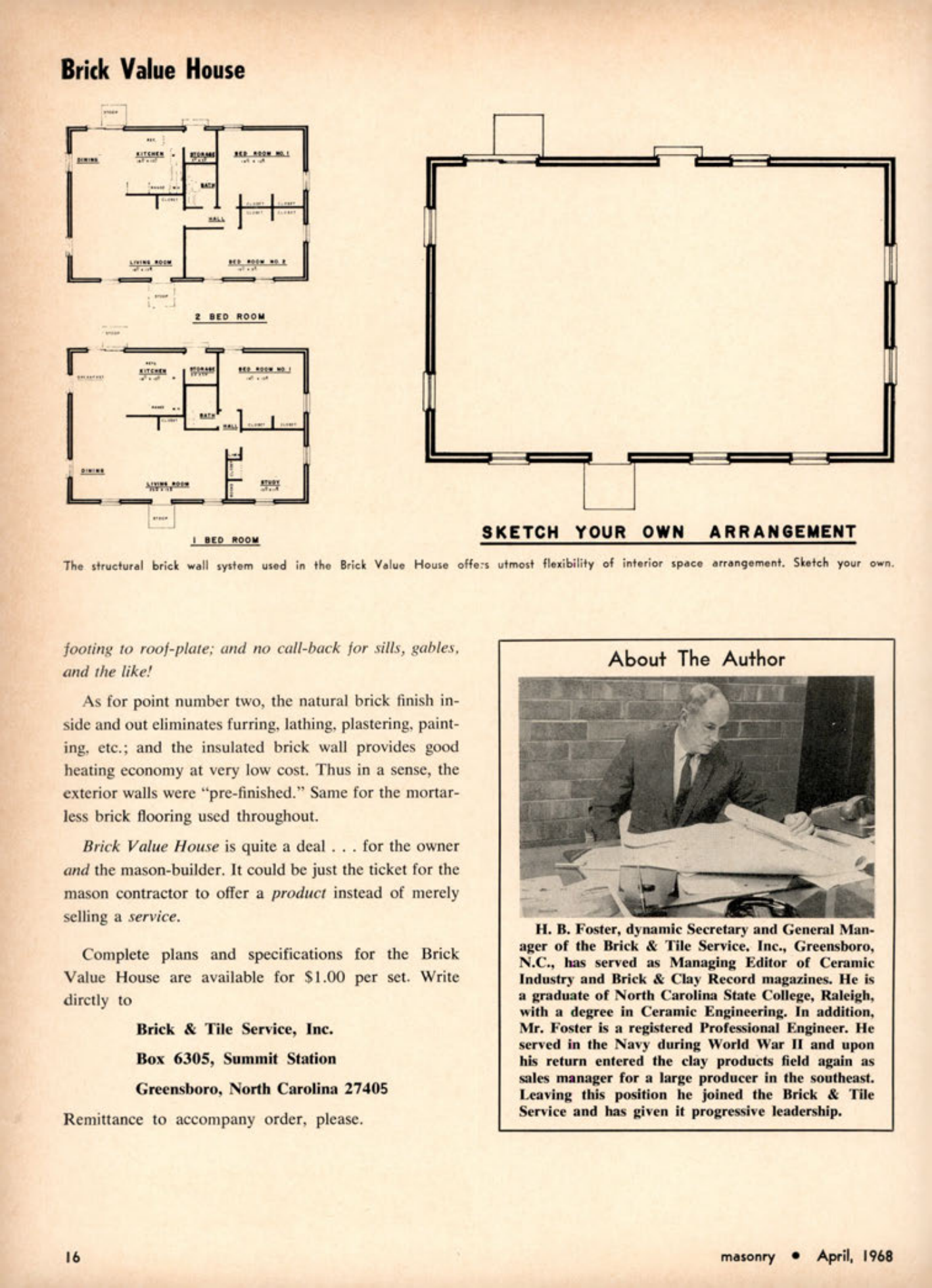Masonry Magazine April 1968 Page. 16