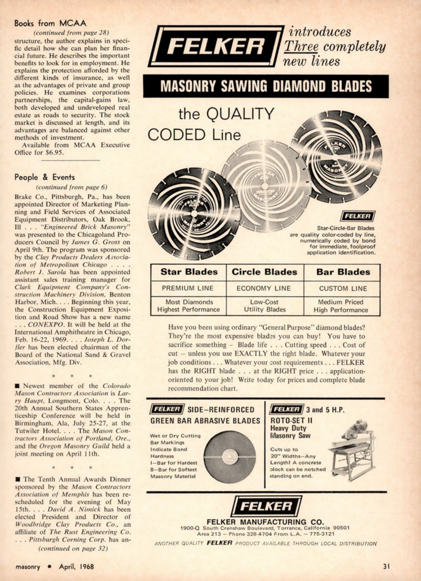 Masonry Magazine April 1968 Page. 31