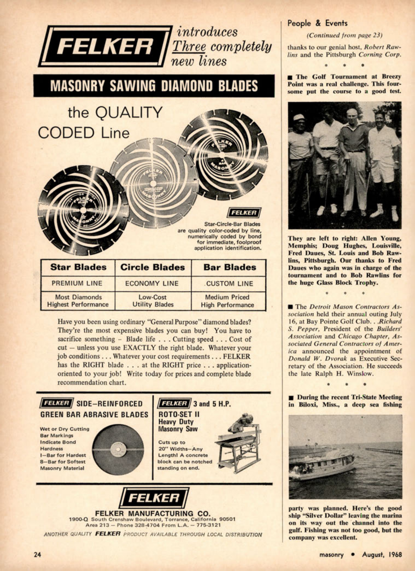 Masonry Magazine August 1968 Page. 24