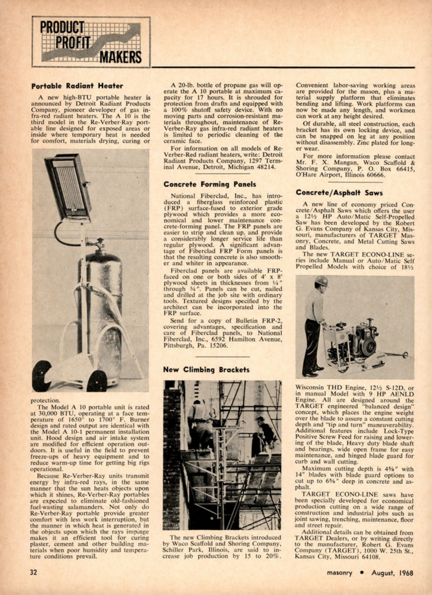 Masonry Magazine August 1968 Page. 32