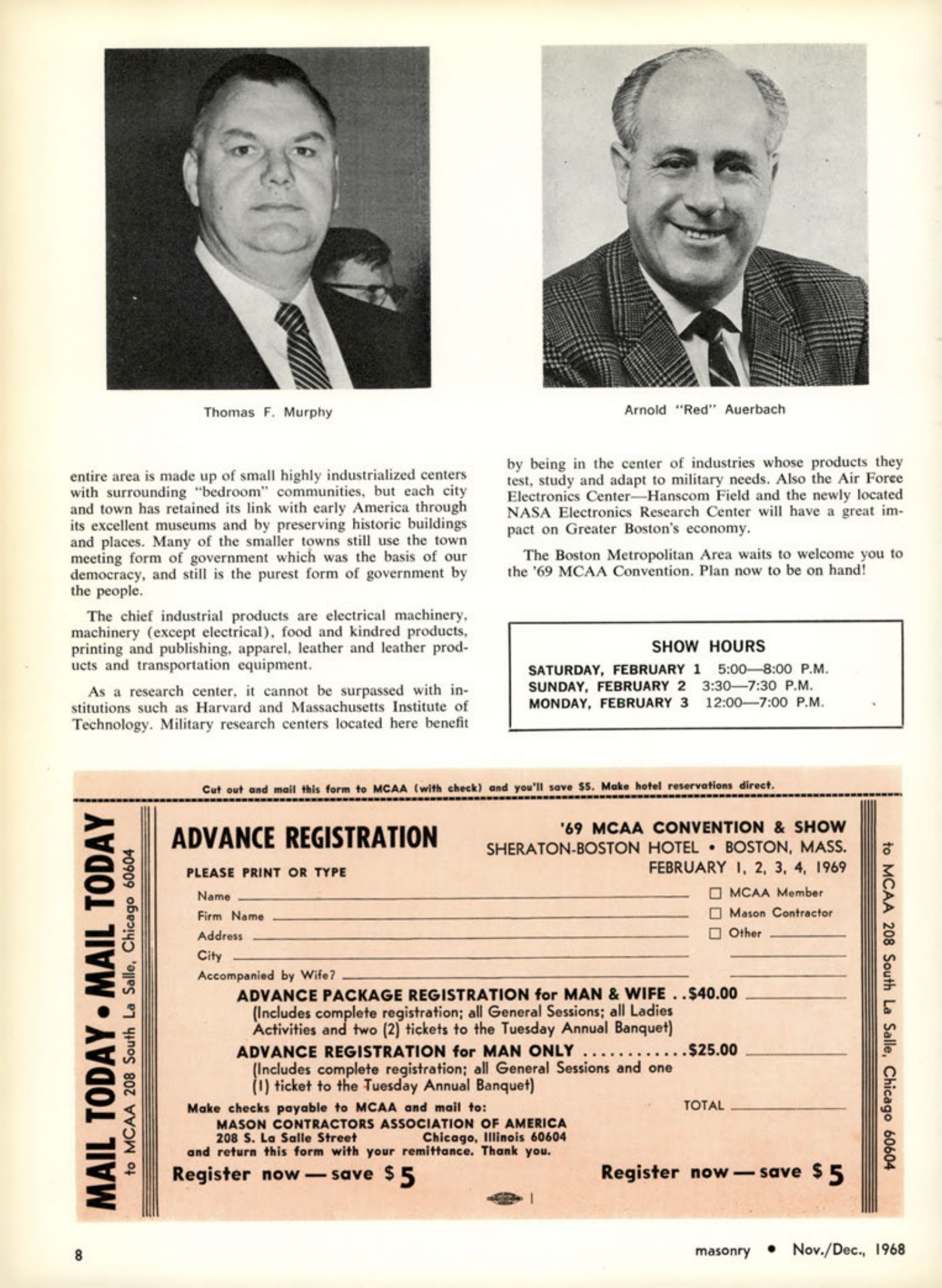 Masonry Magazine December 1968 Page. 8