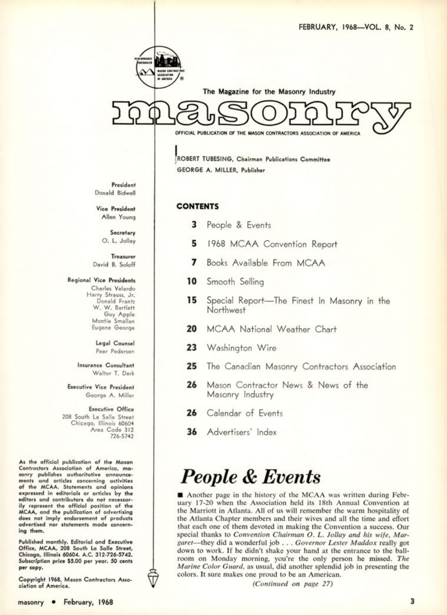 Masonry Magazine February 1968 Page. 3