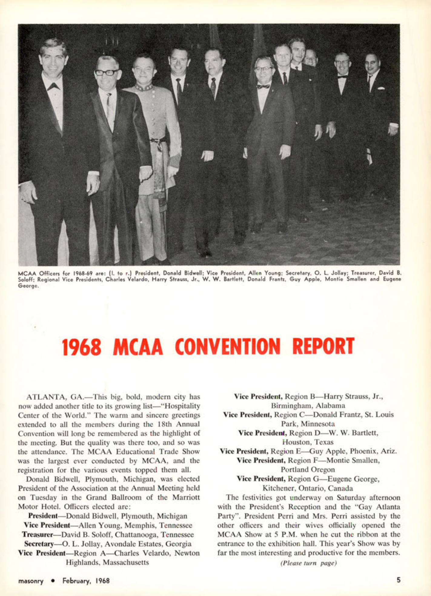 Masonry Magazine February 1968 Page. 5