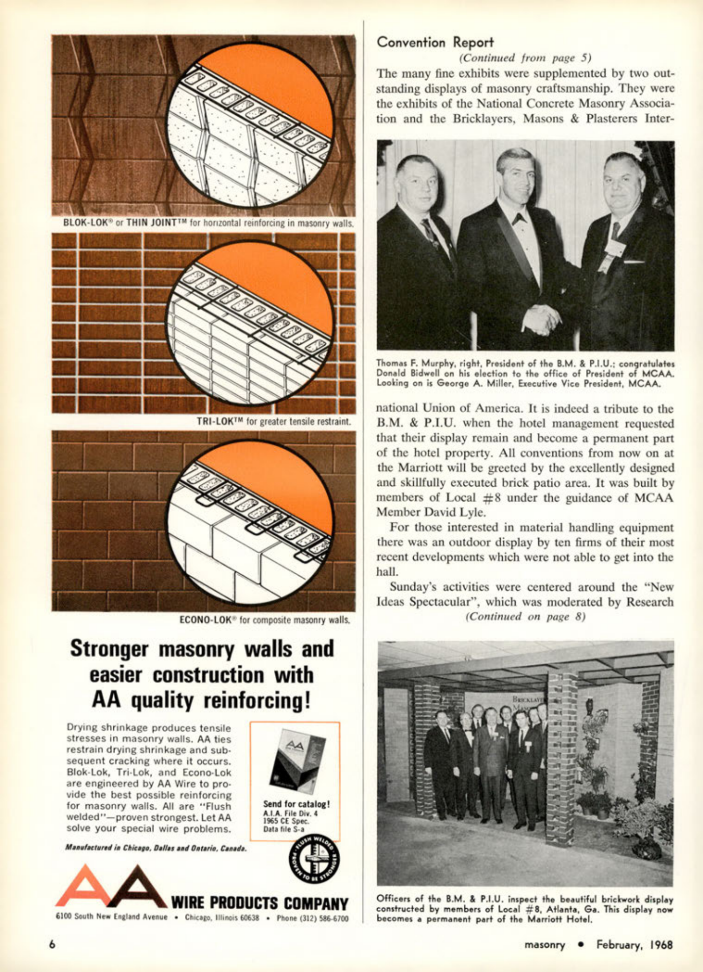 Masonry Magazine February 1968 Page. 6