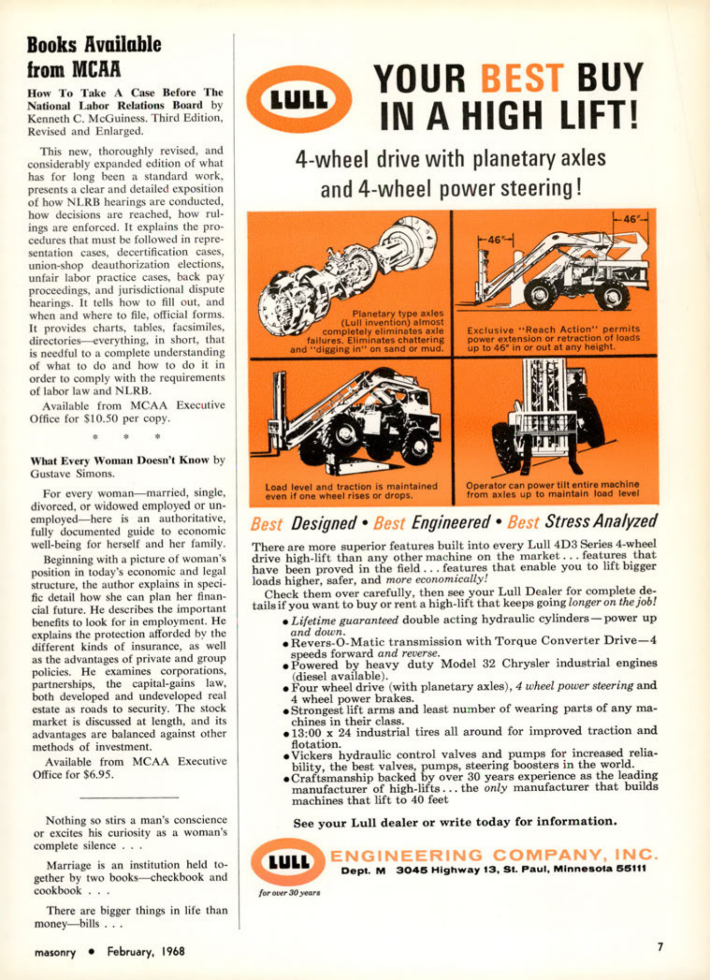 Masonry Magazine February 1968 Page. 7