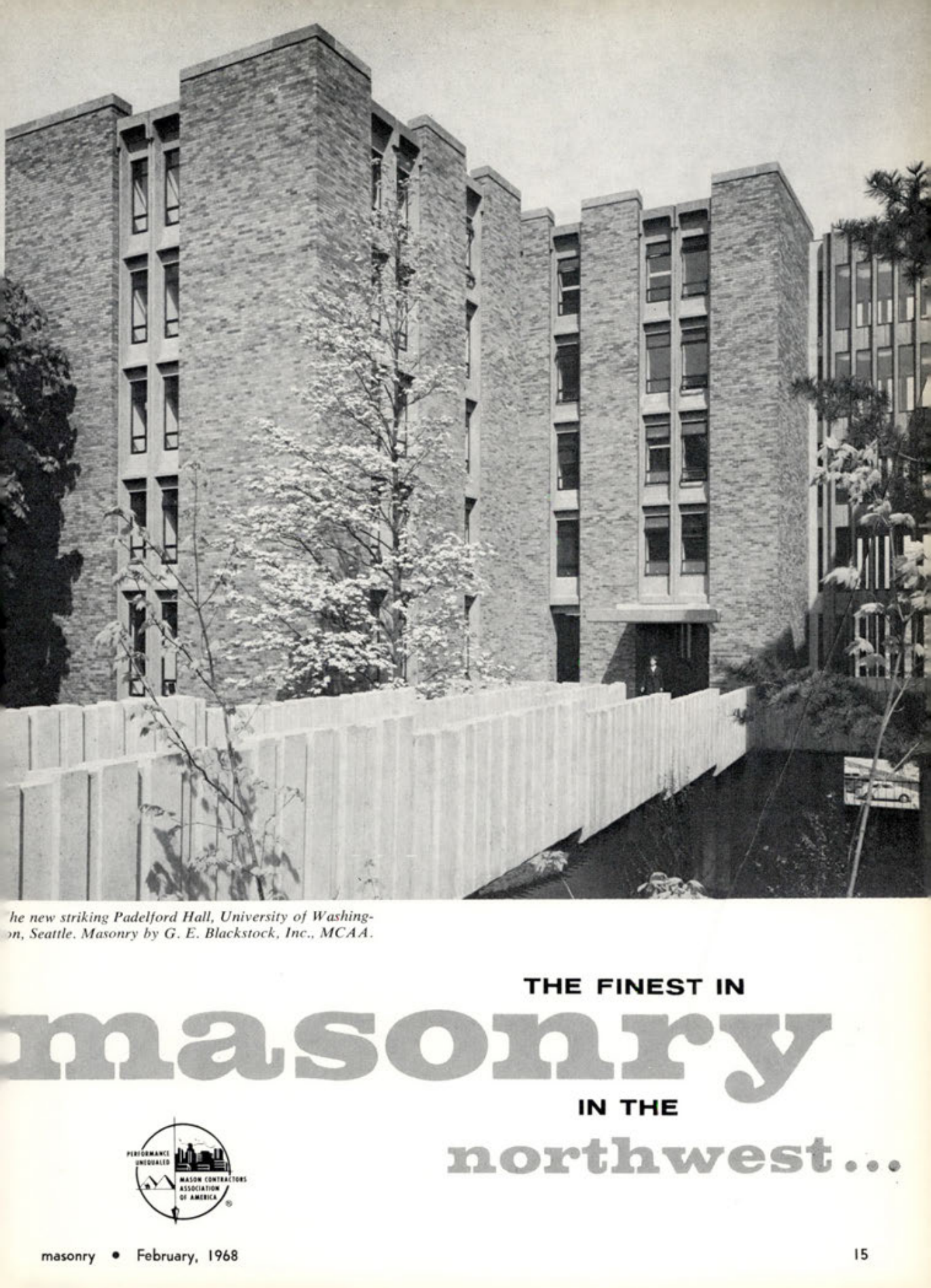 Masonry Magazine February 1968 Page. 15