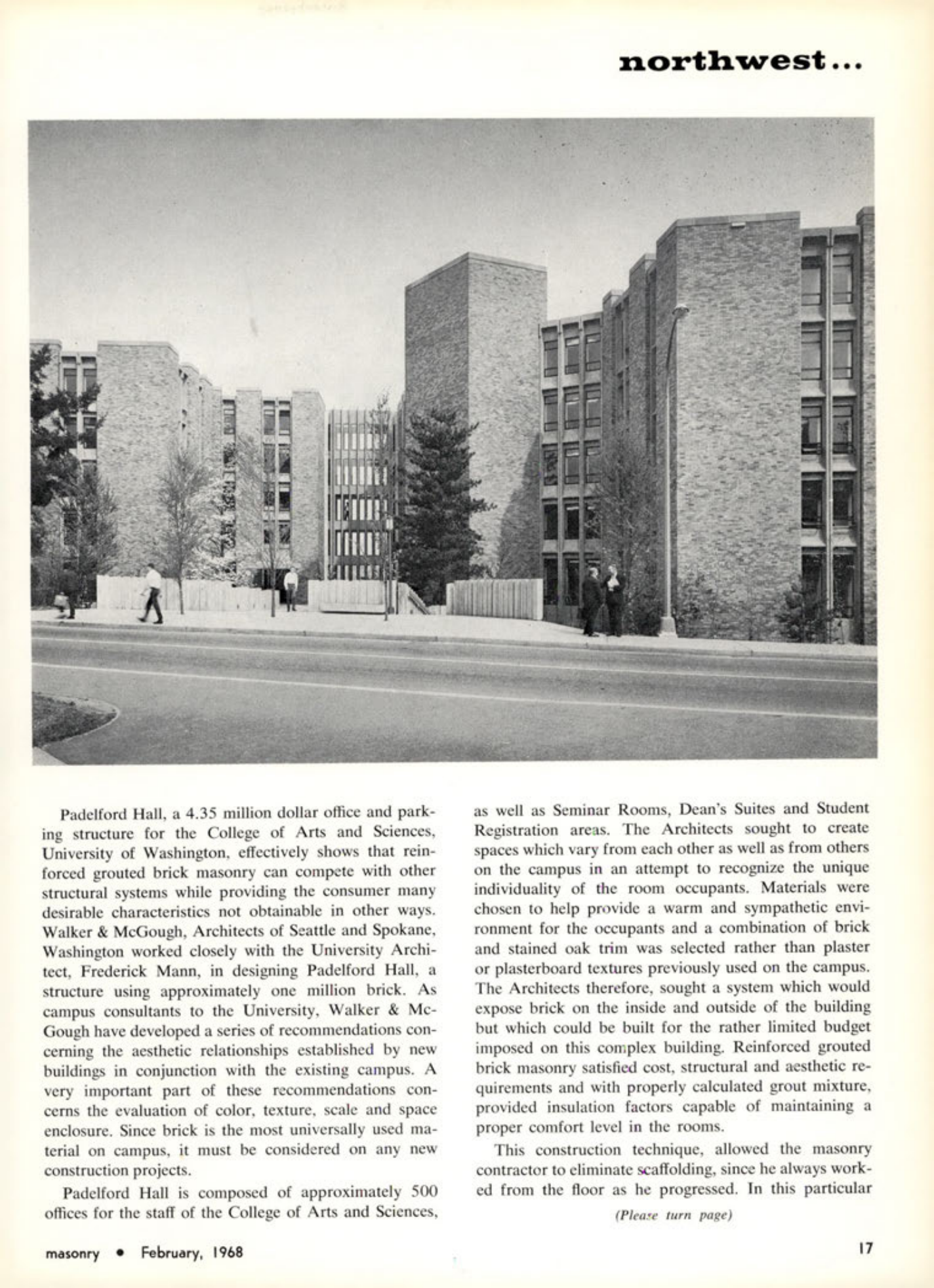 Masonry Magazine February 1968 Page. 17