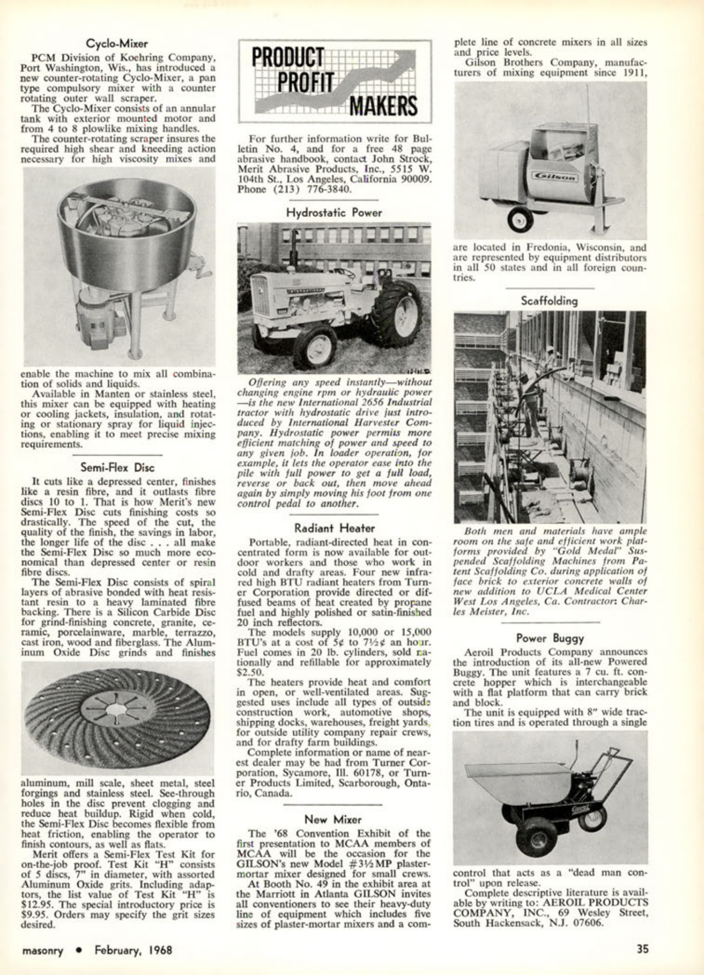 Masonry Magazine February 1968 Page. 35