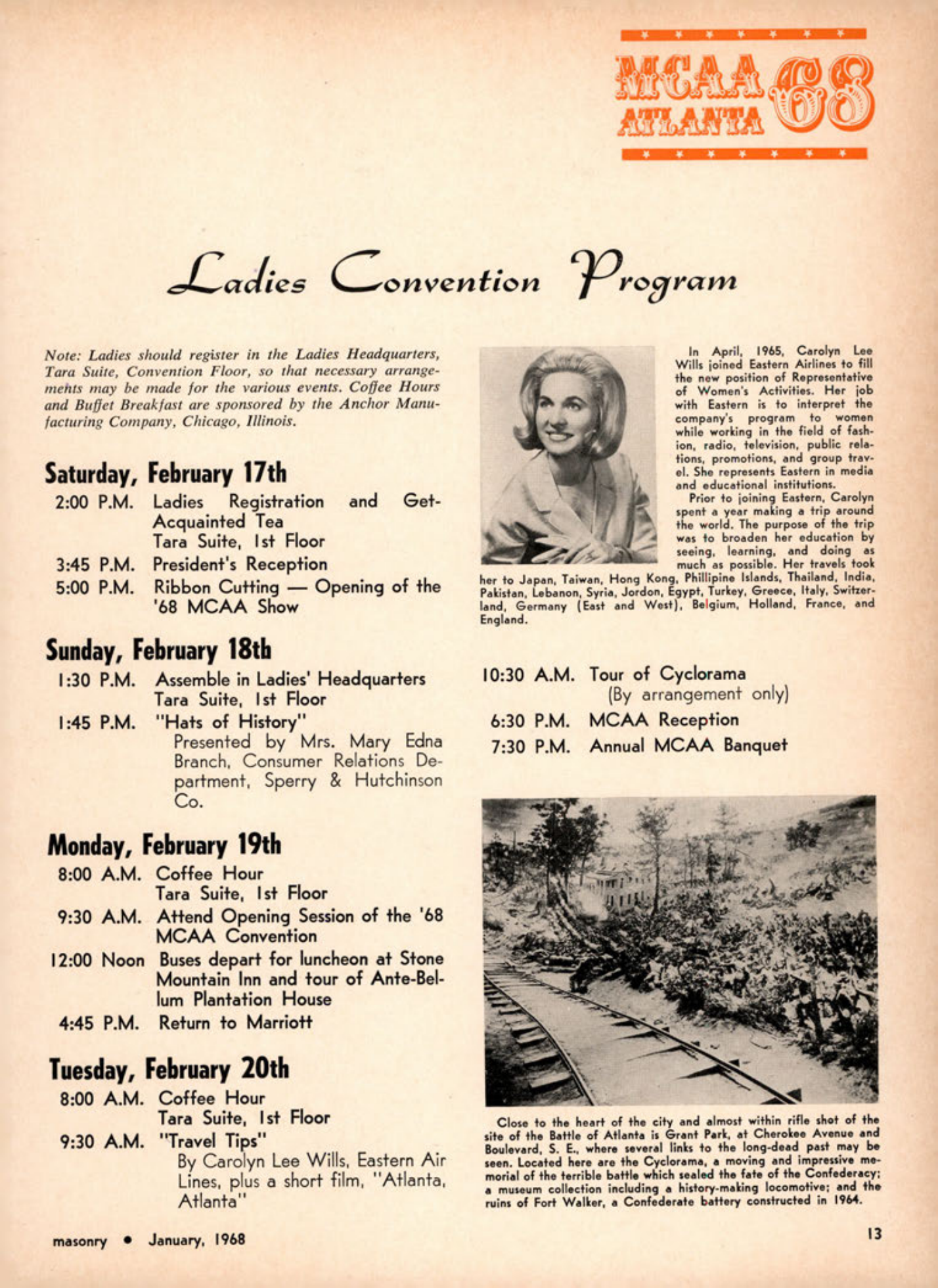 Masonry Magazine January 1968 Page. 13