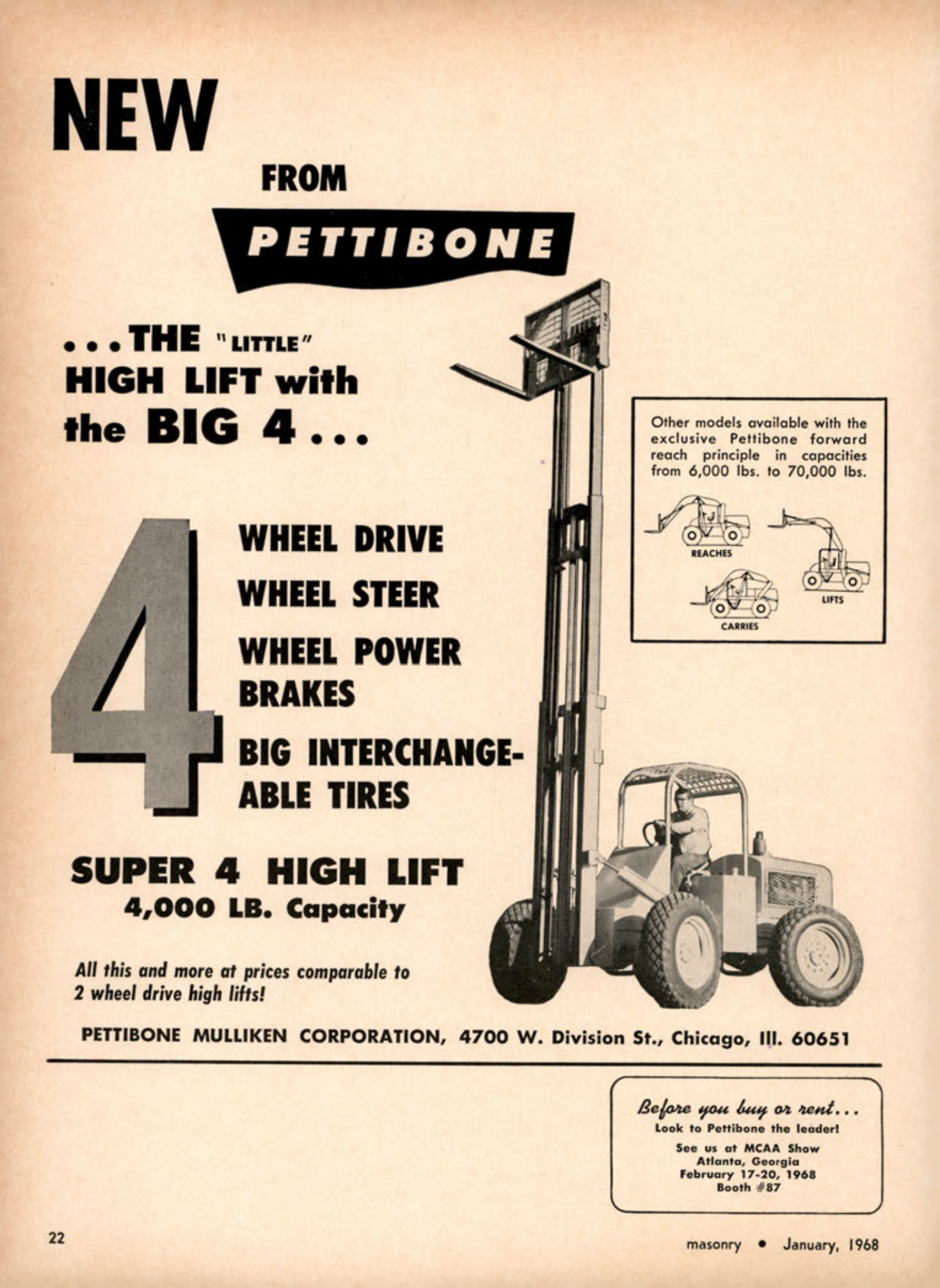 Masonry Magazine January 1968 Page. 22