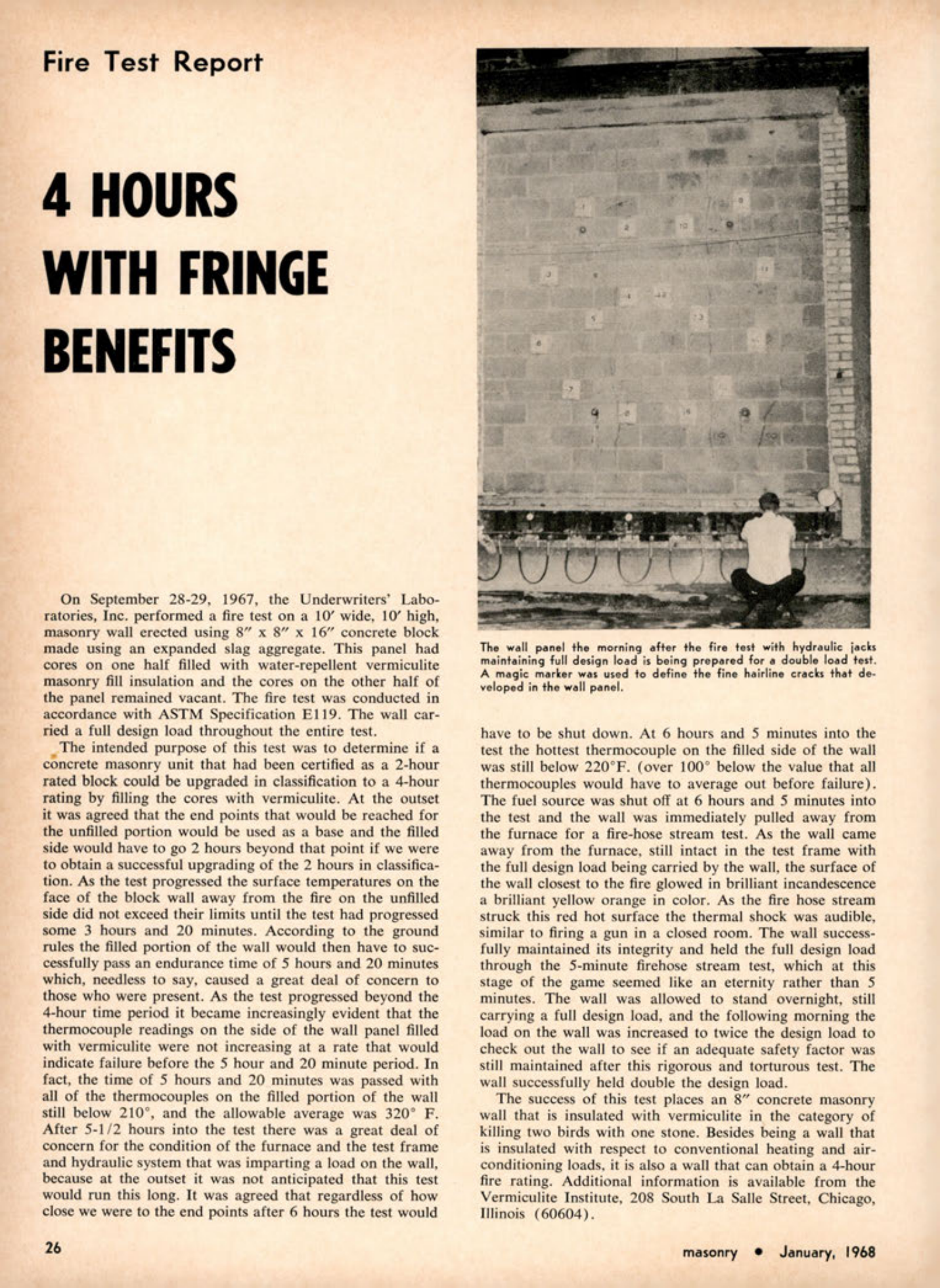 Masonry Magazine January 1968 Page. 26
