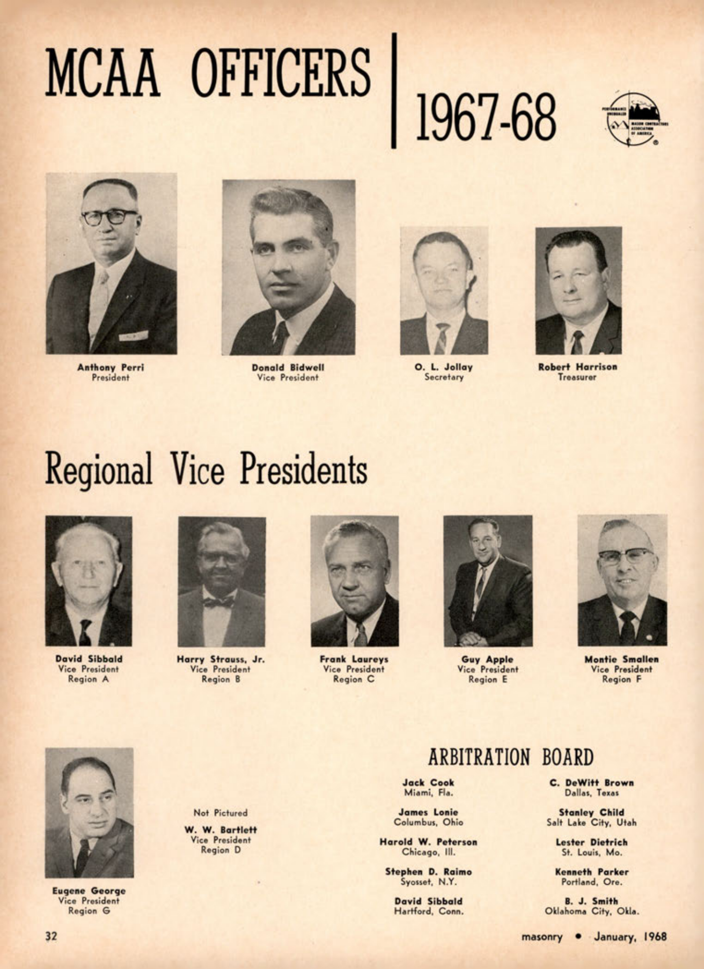 Masonry Magazine January 1968 Page. 32