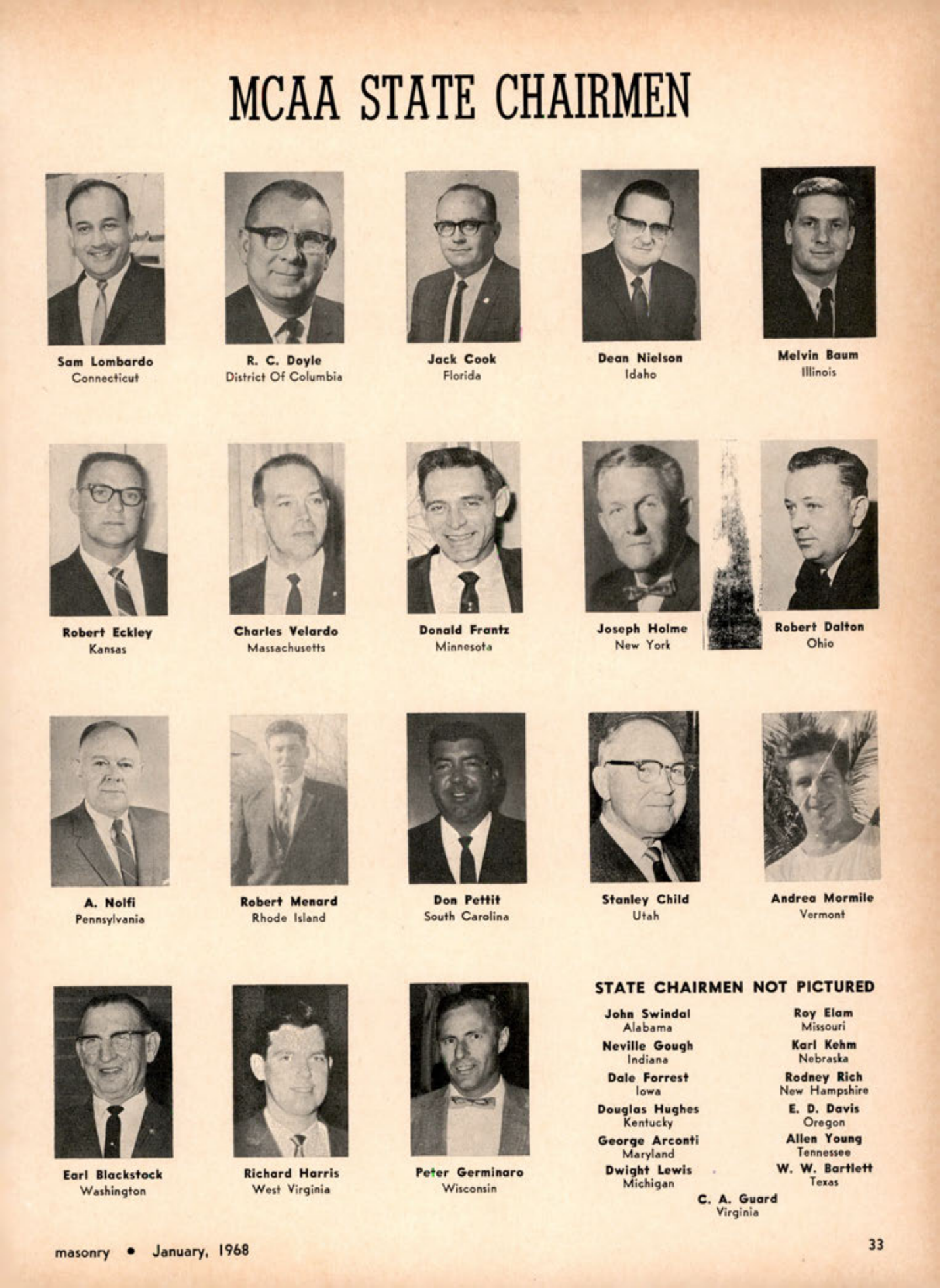 Masonry Magazine January 1968 Page. 33