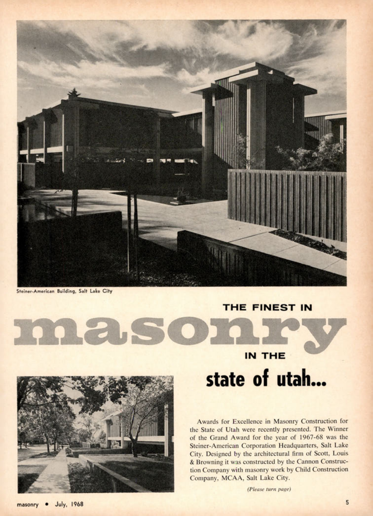 Masonry Magazine July 1968 Page. 5