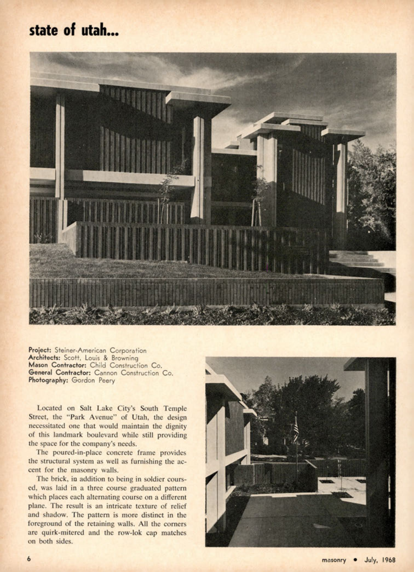 Masonry Magazine July 1968 Page. 6