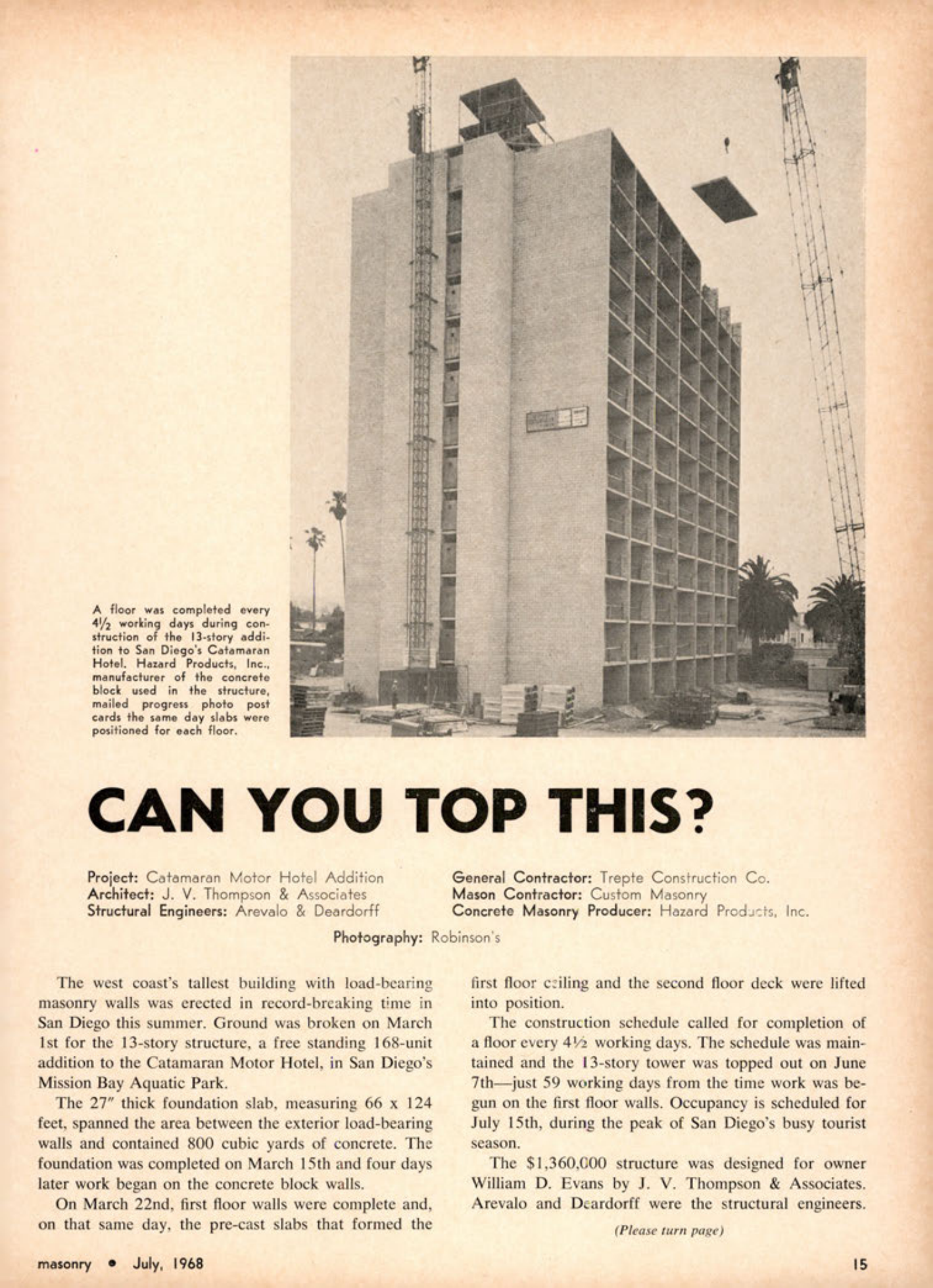 Masonry Magazine July 1968 Page. 15