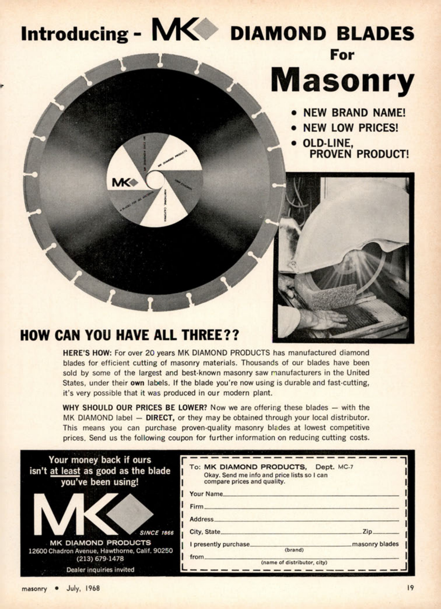 Masonry Magazine July 1968 Page. 19