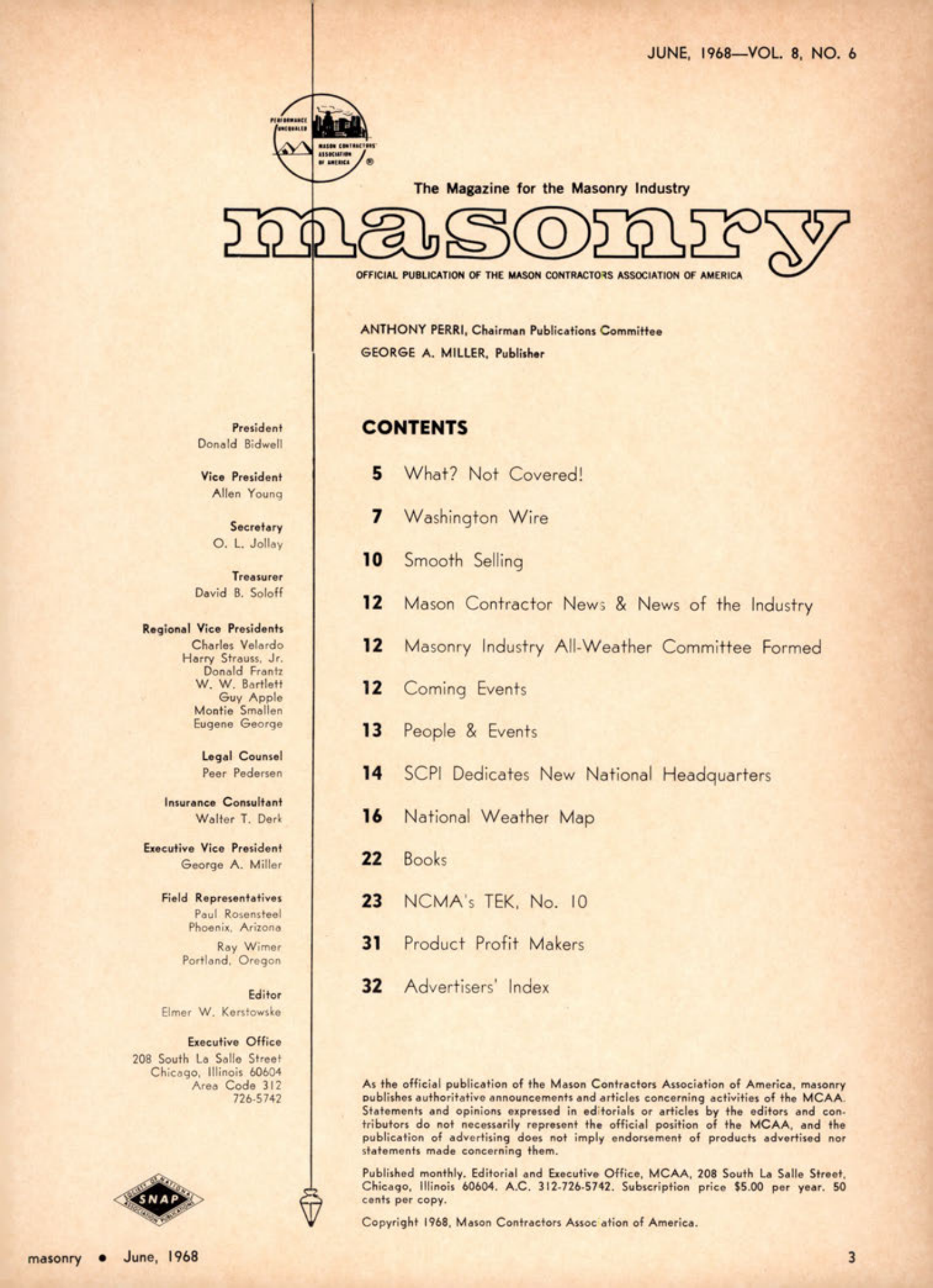 Masonry Magazine June 1968 Page. 3