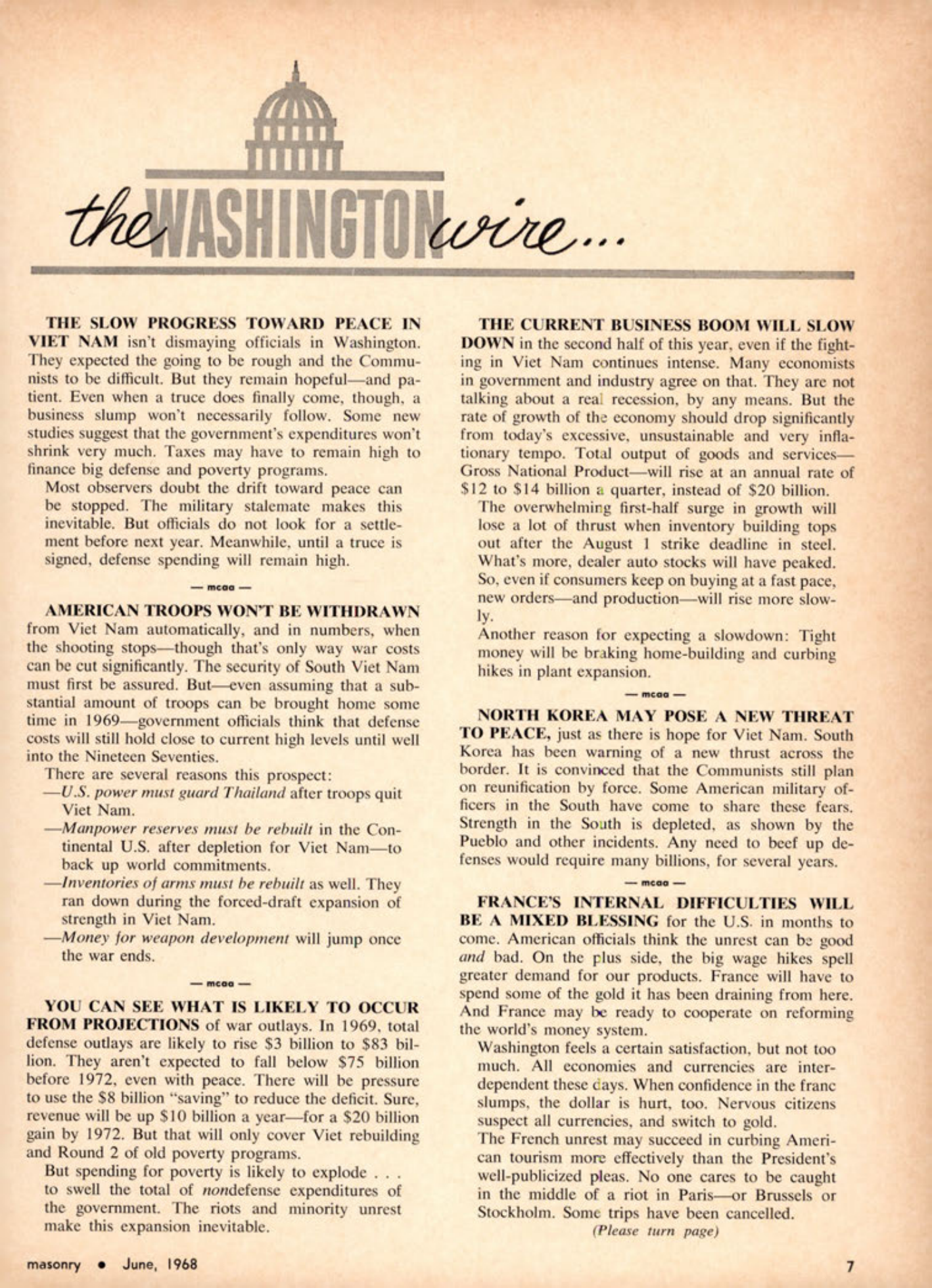 Masonry Magazine June 1968 Page. 7