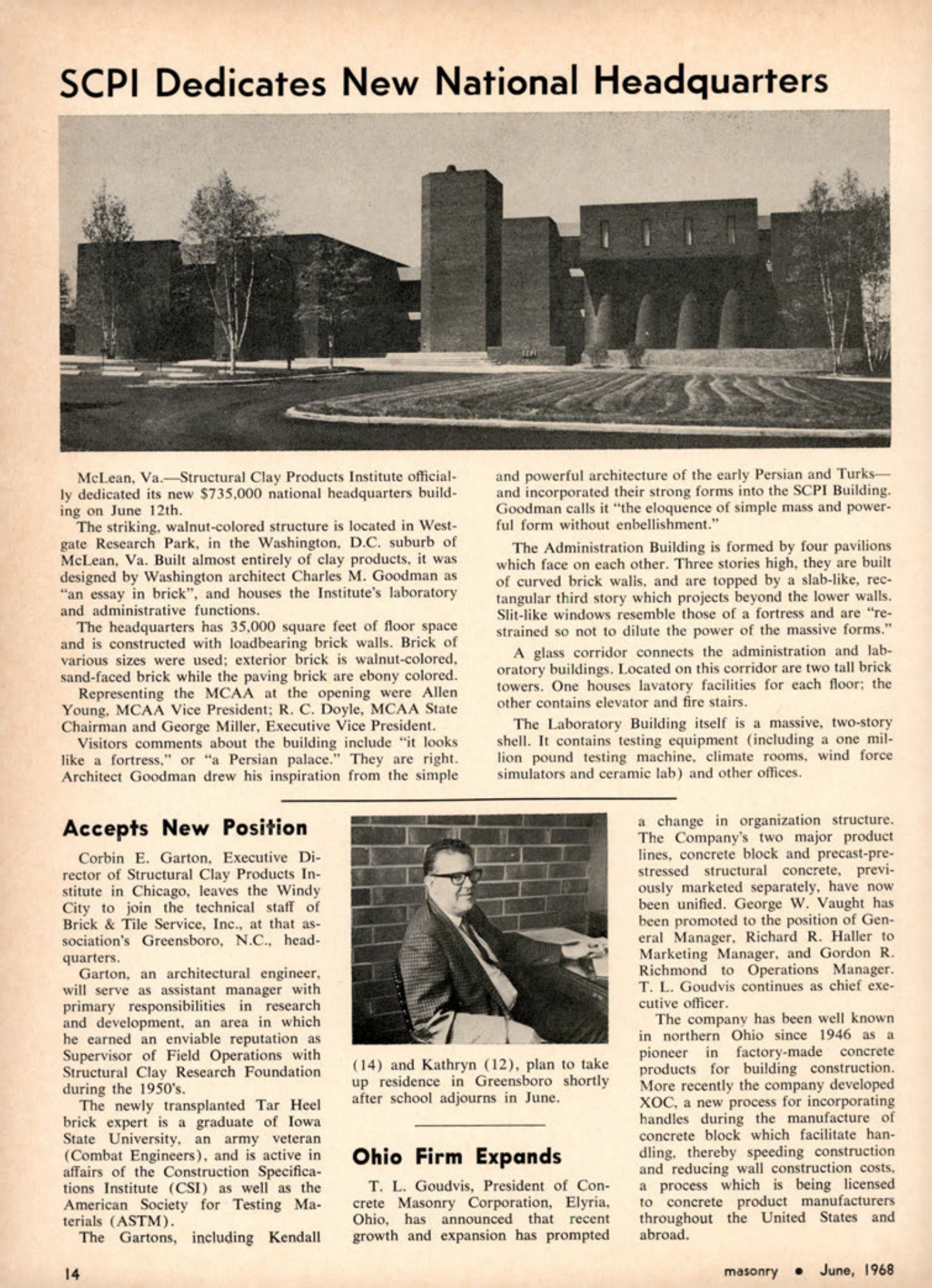 Masonry Magazine June 1968 Page. 14