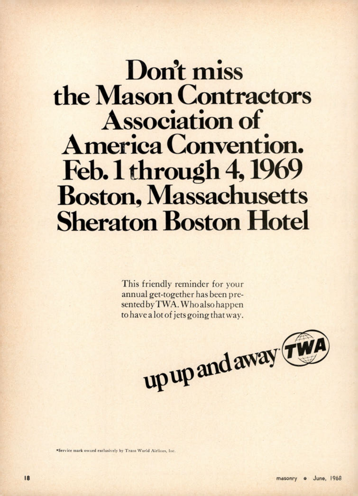 Masonry Magazine June 1968 Page. 18