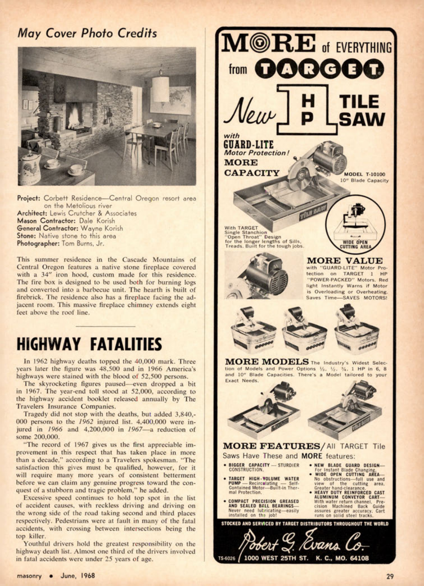 Masonry Magazine June 1968 Page. 29