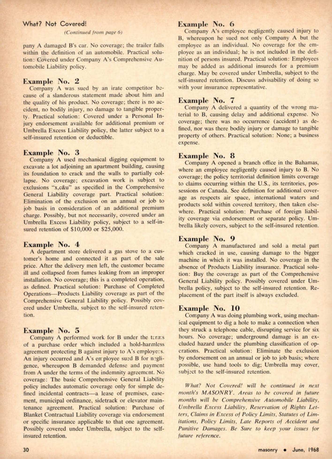 Masonry Magazine June 1968 Page. 30