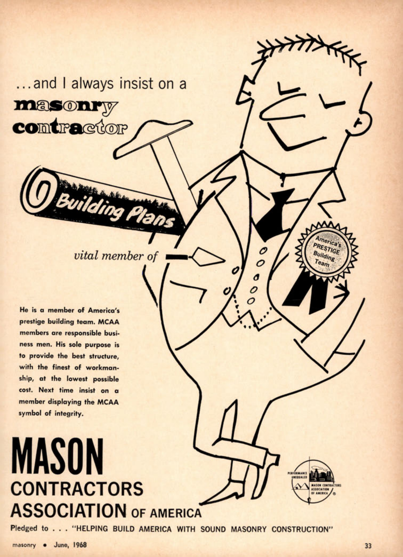 Masonry Magazine June 1968 Page. 33