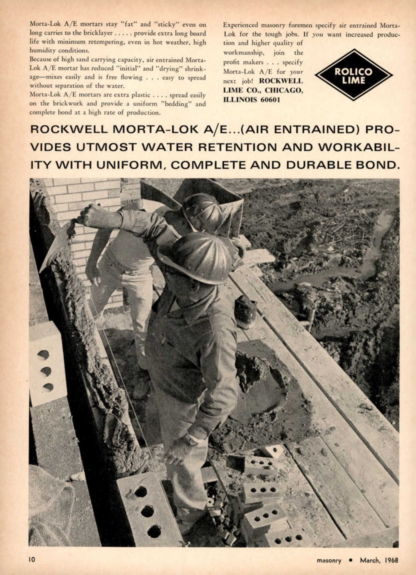 Masonry Magazine March 1968 Page. 10