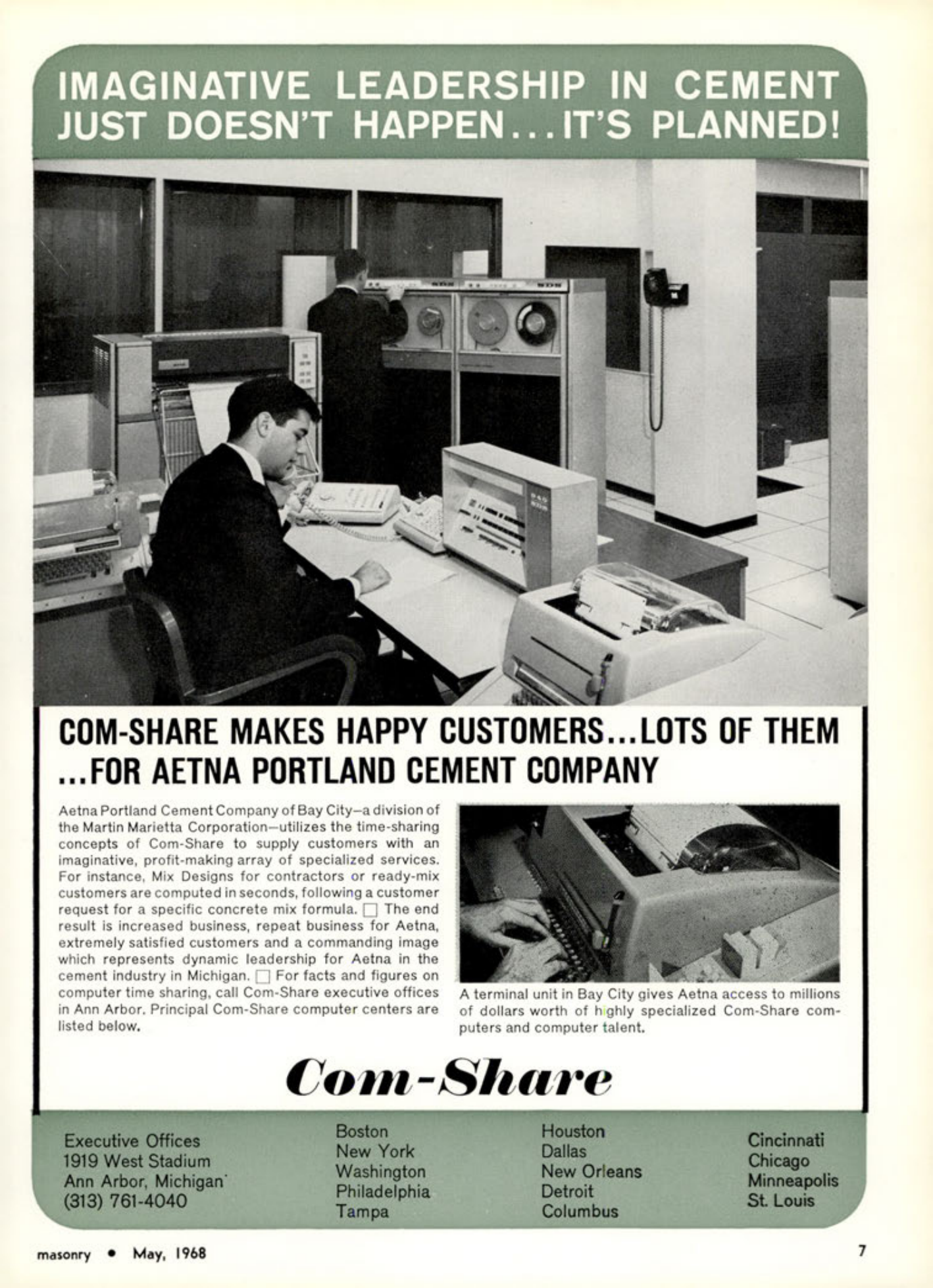 Masonry Magazine May 1968 Page. 7