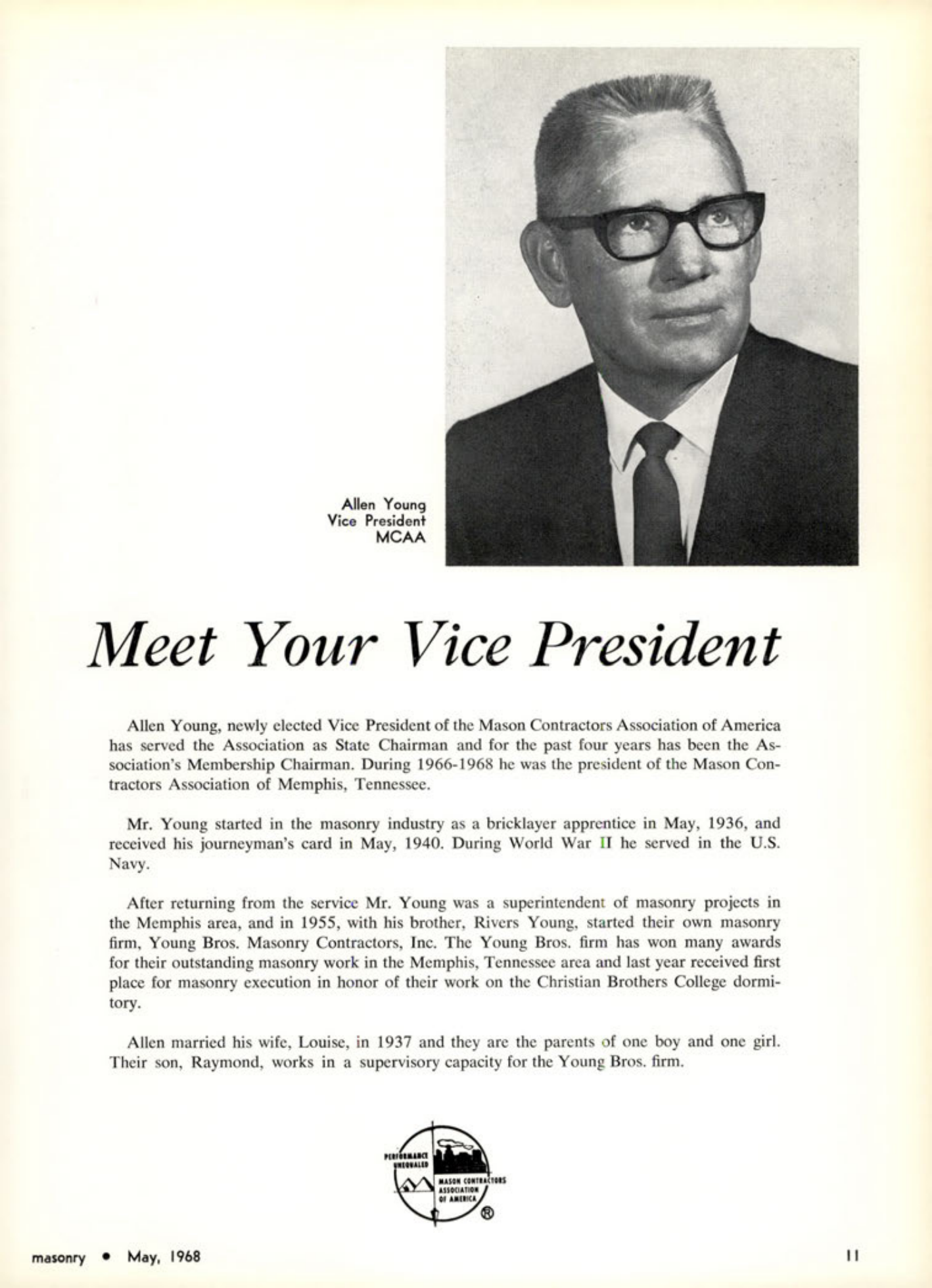 Masonry Magazine May 1968 Page. 11