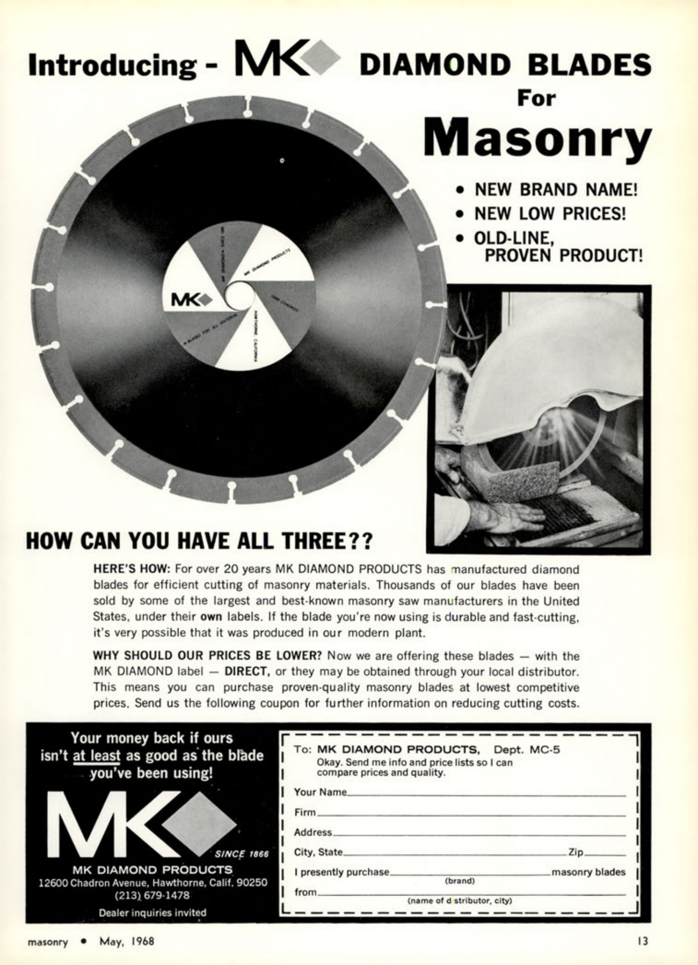Masonry Magazine May 1968 Page. 13