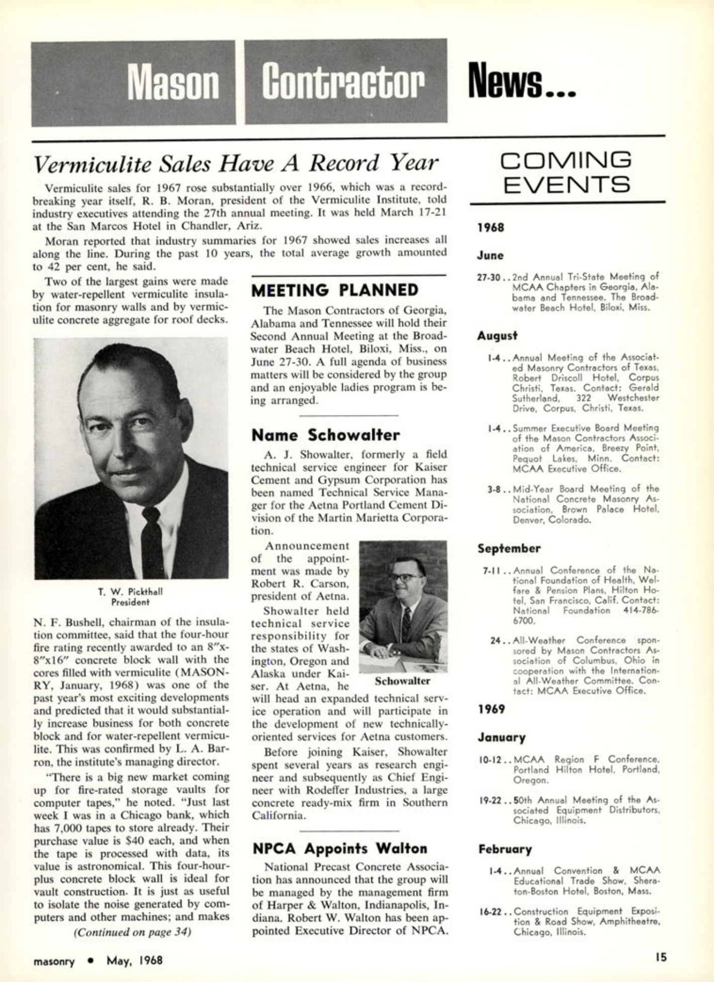 Masonry Magazine May 1968 Page. 15